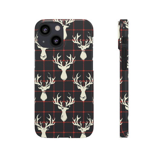 Stag Plaid Snap Case