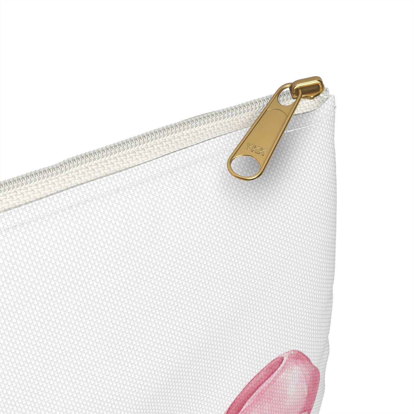 Bridal Accessory Pouch - Team Bride with Pink Bows