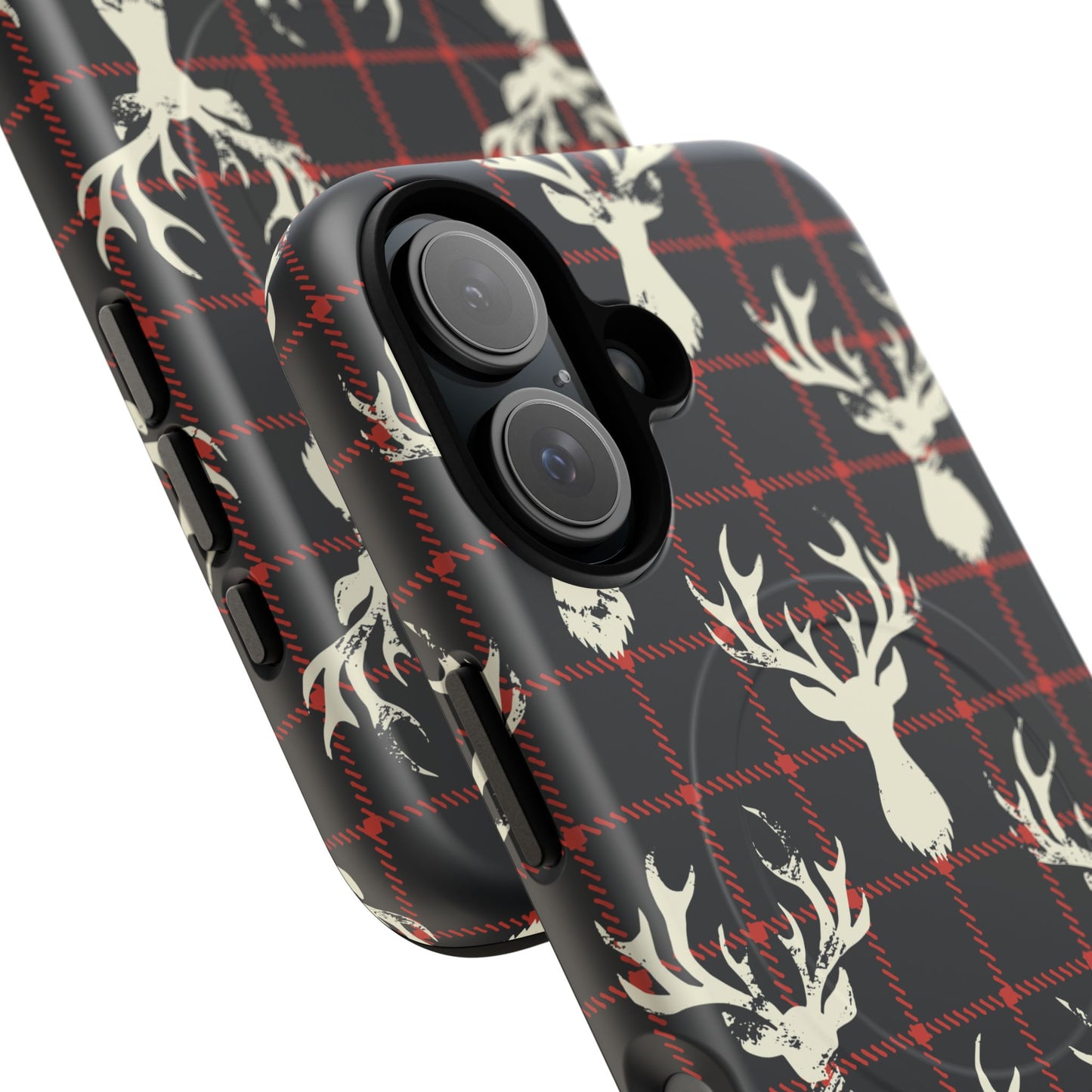 Stag Plaid Tough Magnetic Case