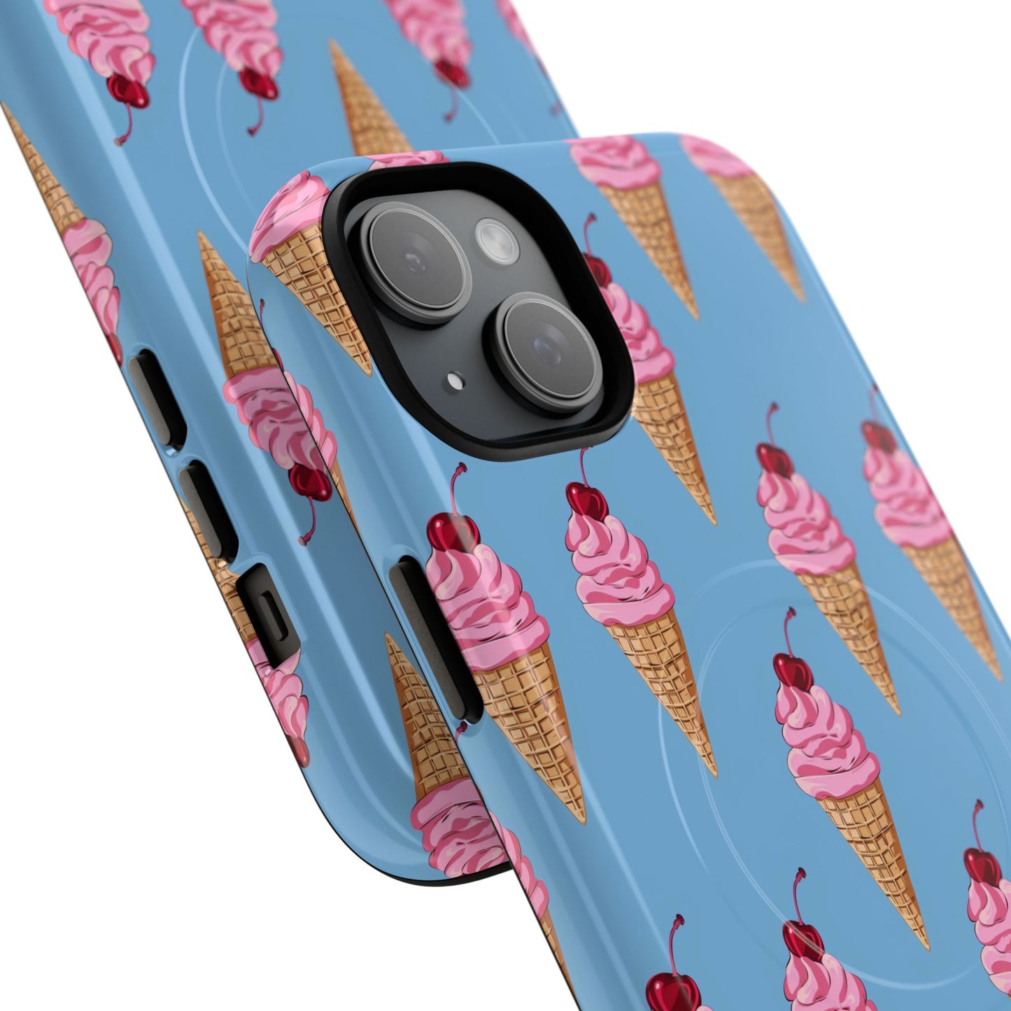Cherry Swirl Tough Magnetic Phone Case