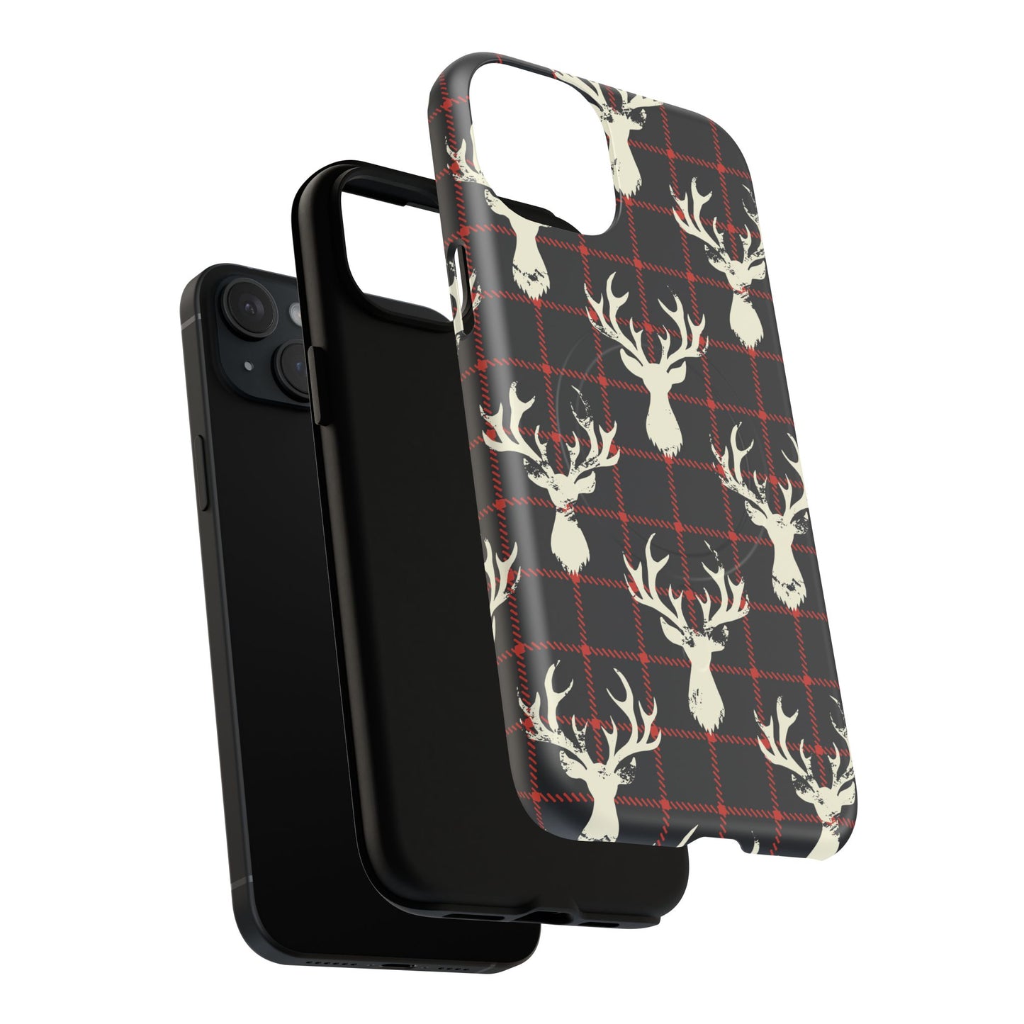 Stag Plaid Tough Magnetic Case