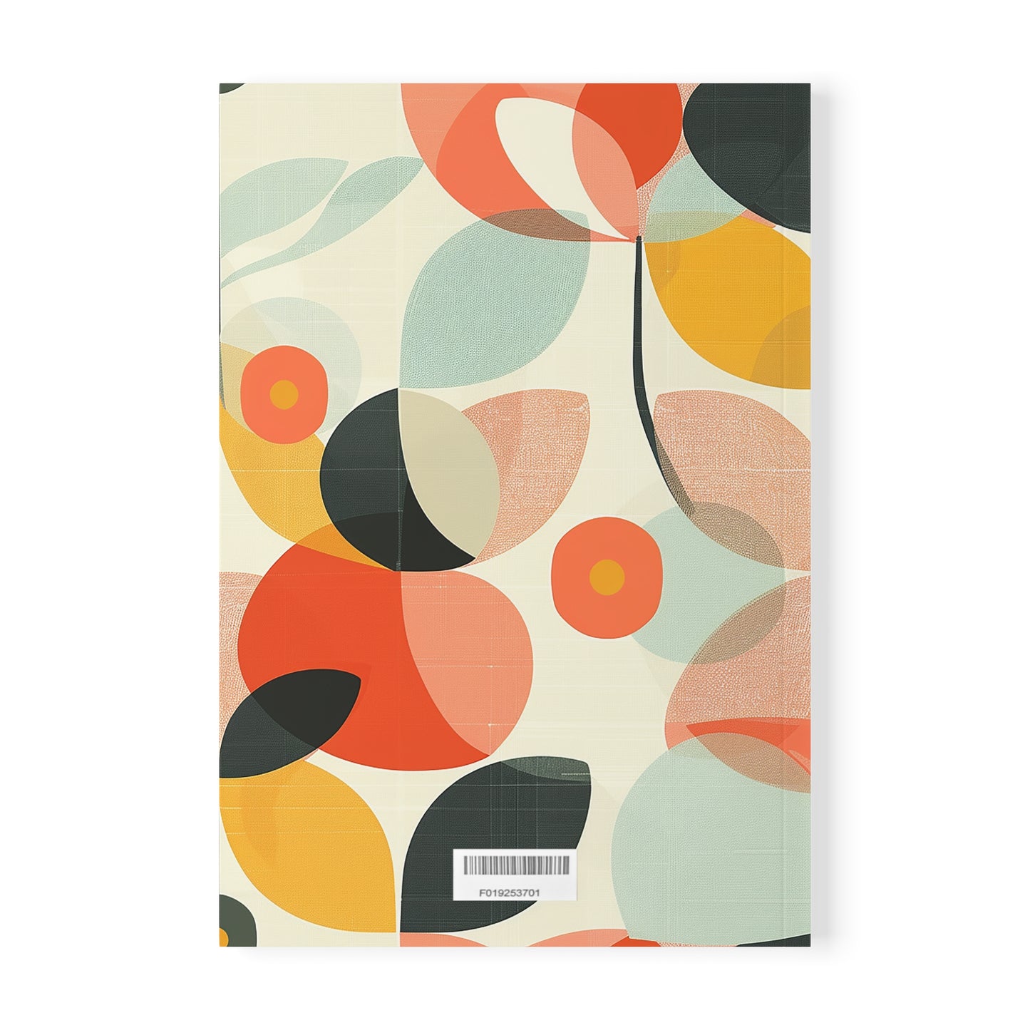 Moderne Leaf - Colorful Floral Softcover Notebook A5