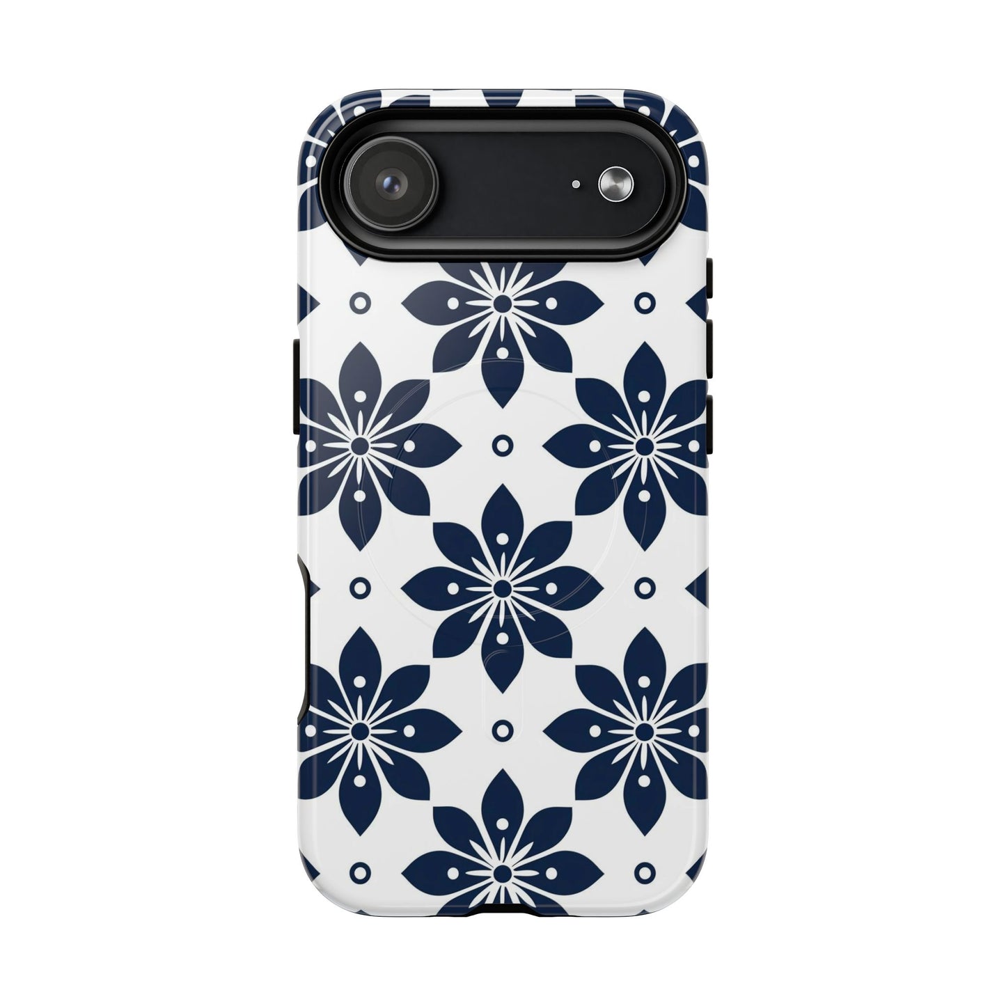 Azure Lattice Tough Magnetic Case