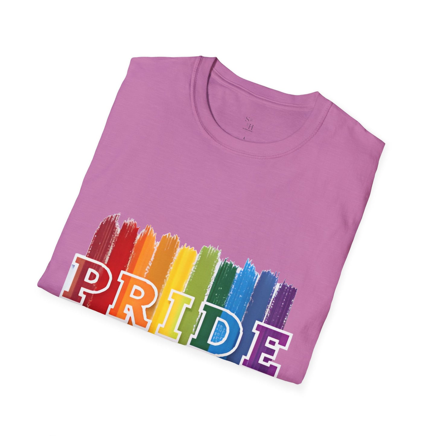 Pride Rainbow Stripes & Fingerprint T-Shirt