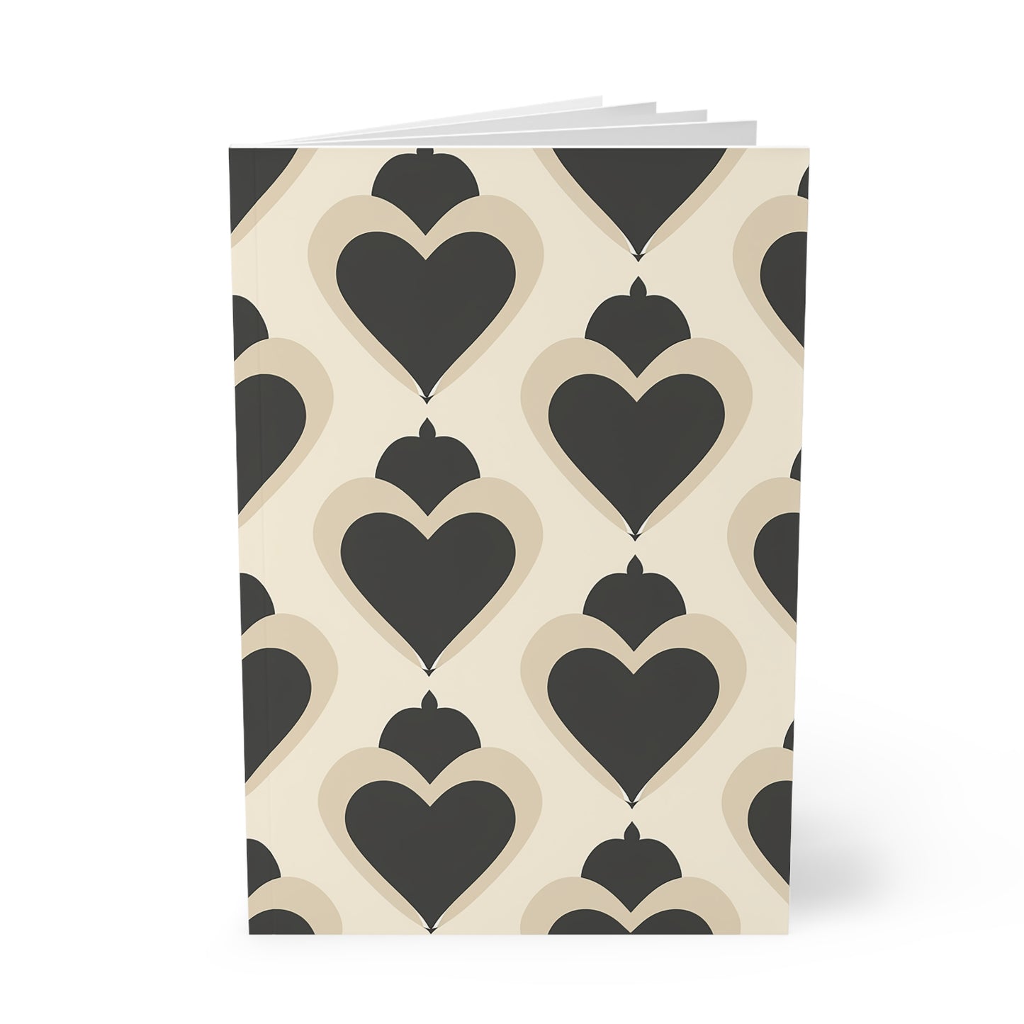Page Flutter – Herz-Notizbuch A5