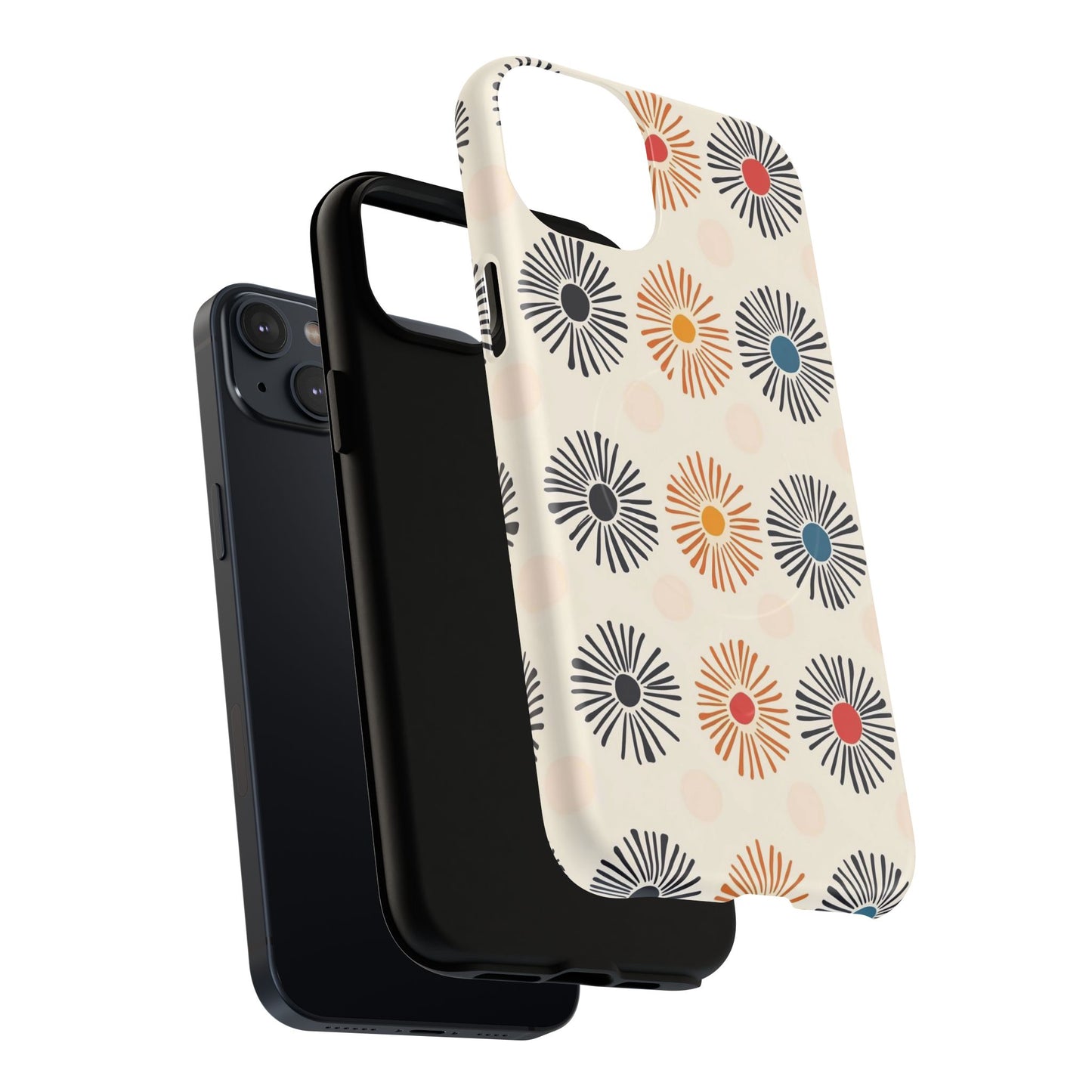 Burstwise Colorful Floral Tough Magnetic Case