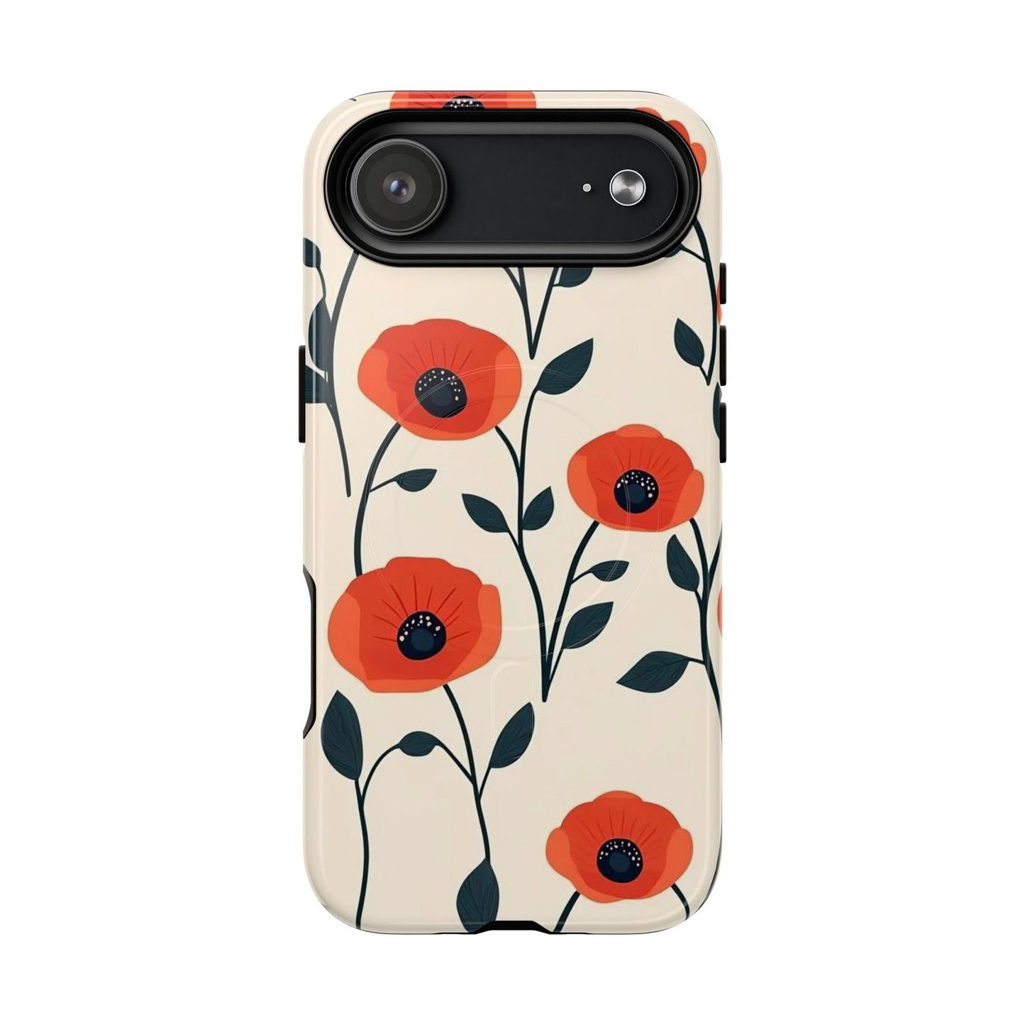Poppy Fields Tough Magnetic Phone Case