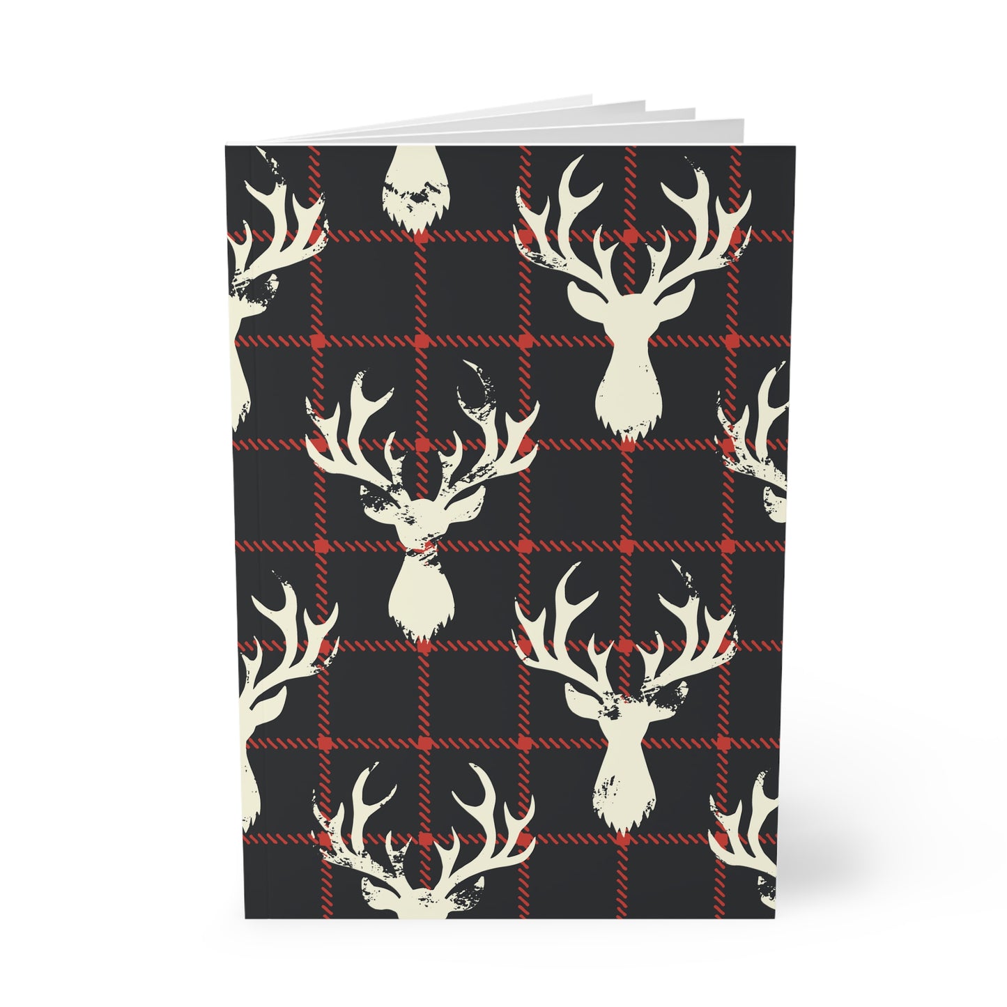 Stag Plaid Softcover Notebook, A5