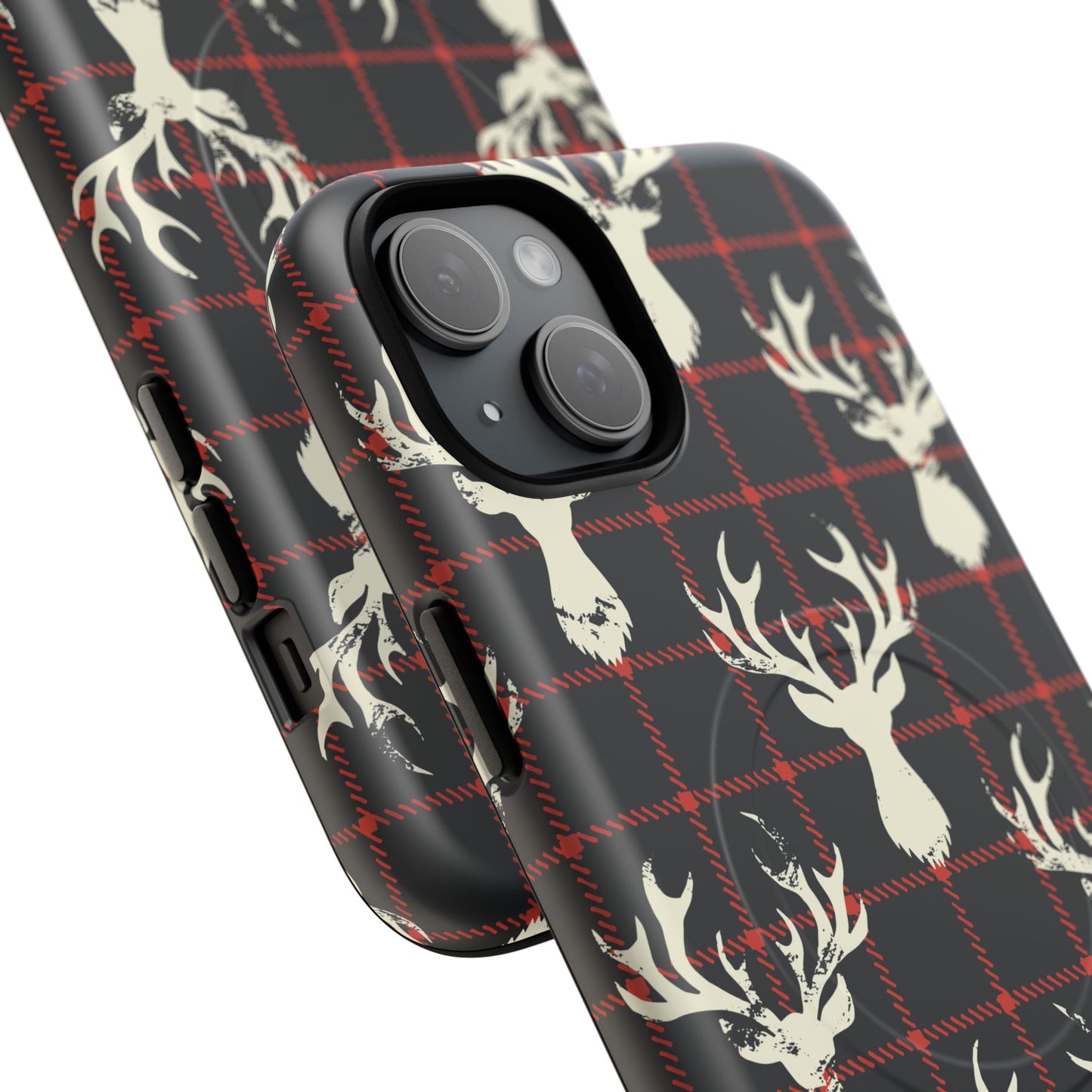 Stag Plaid Tough Magnetic Case