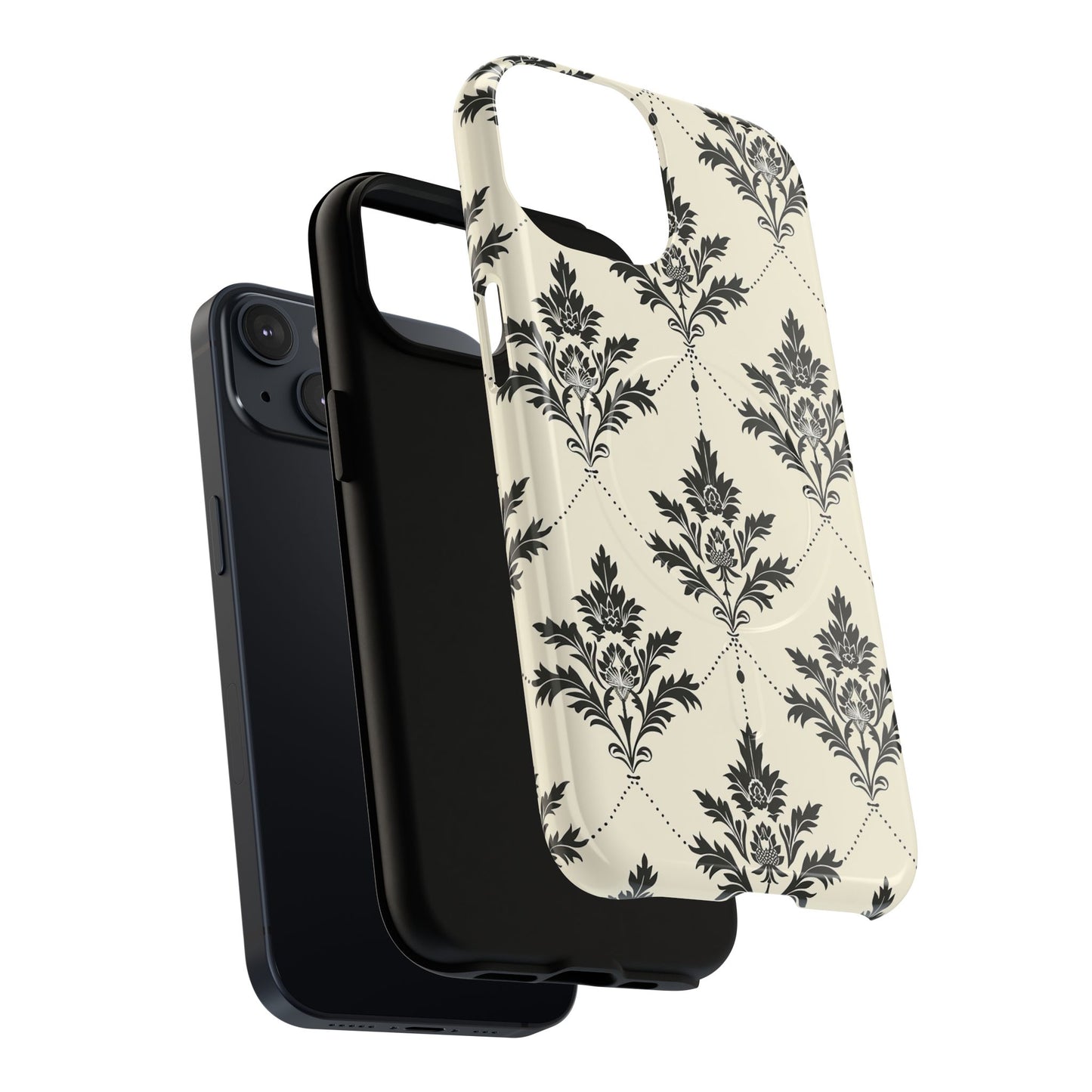 Midnight Damask Tough Magnetic Case