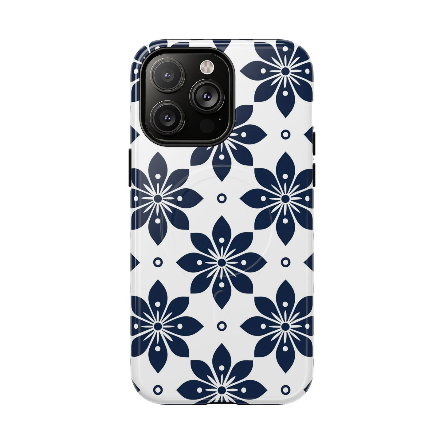 Azure Lattice Tough Magnetic Case