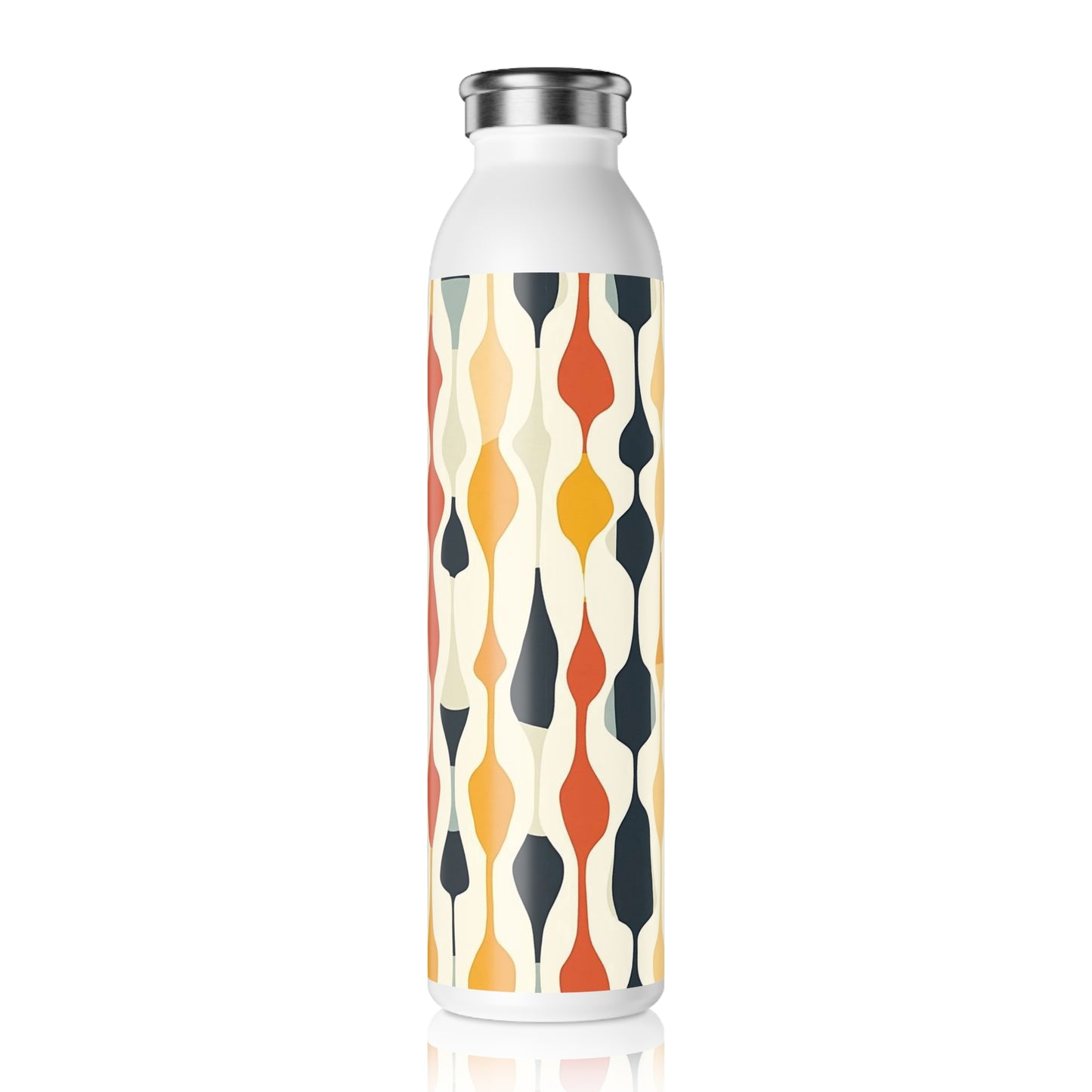 Orbiting Florals Slim Water Bottle