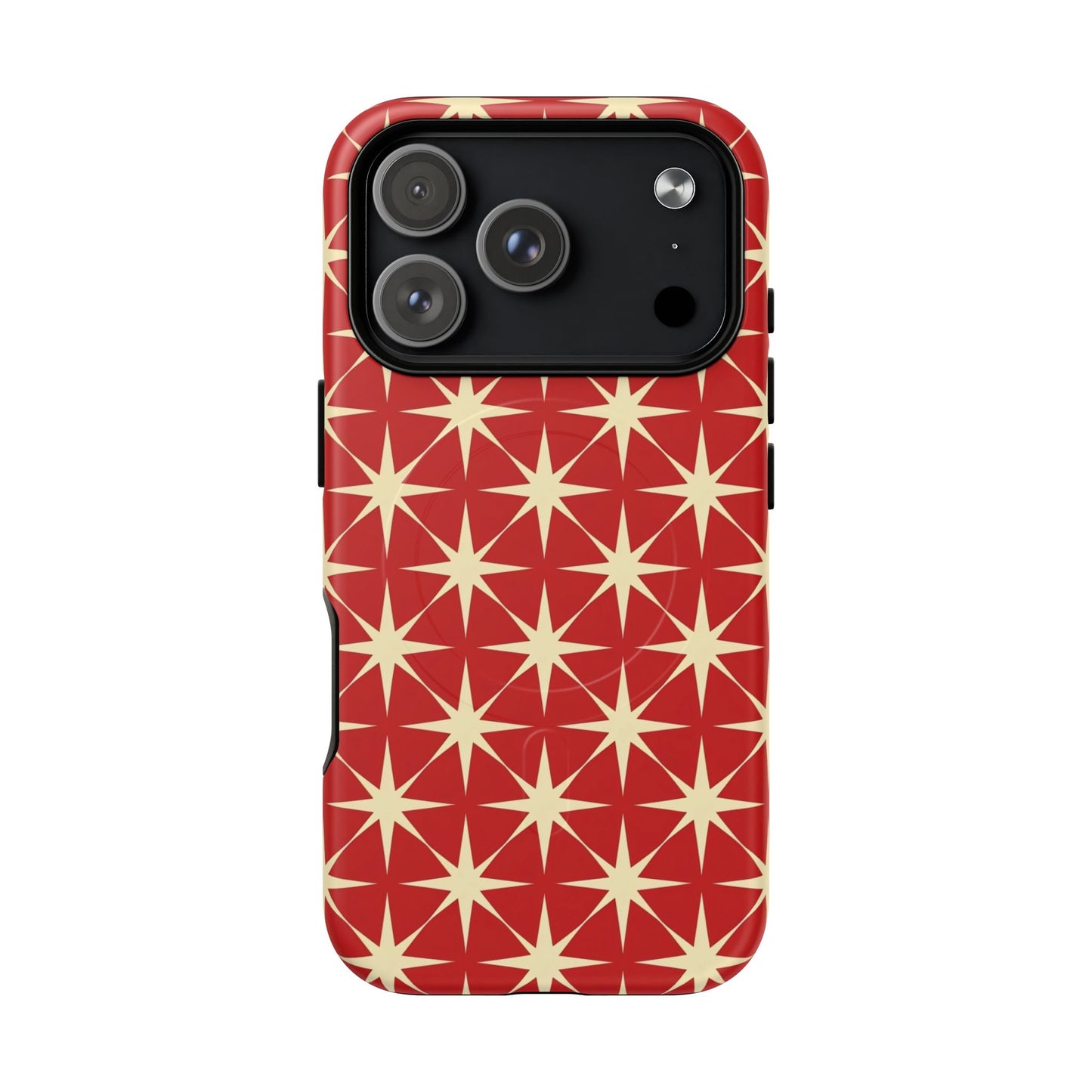 Crimson Star Tough Magnetic Phone Case