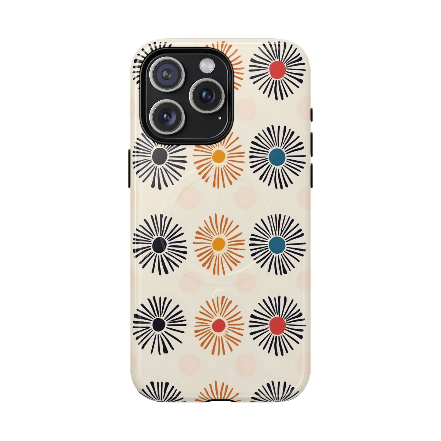 Burstwise Colorful Floral Tough Magnetic Case