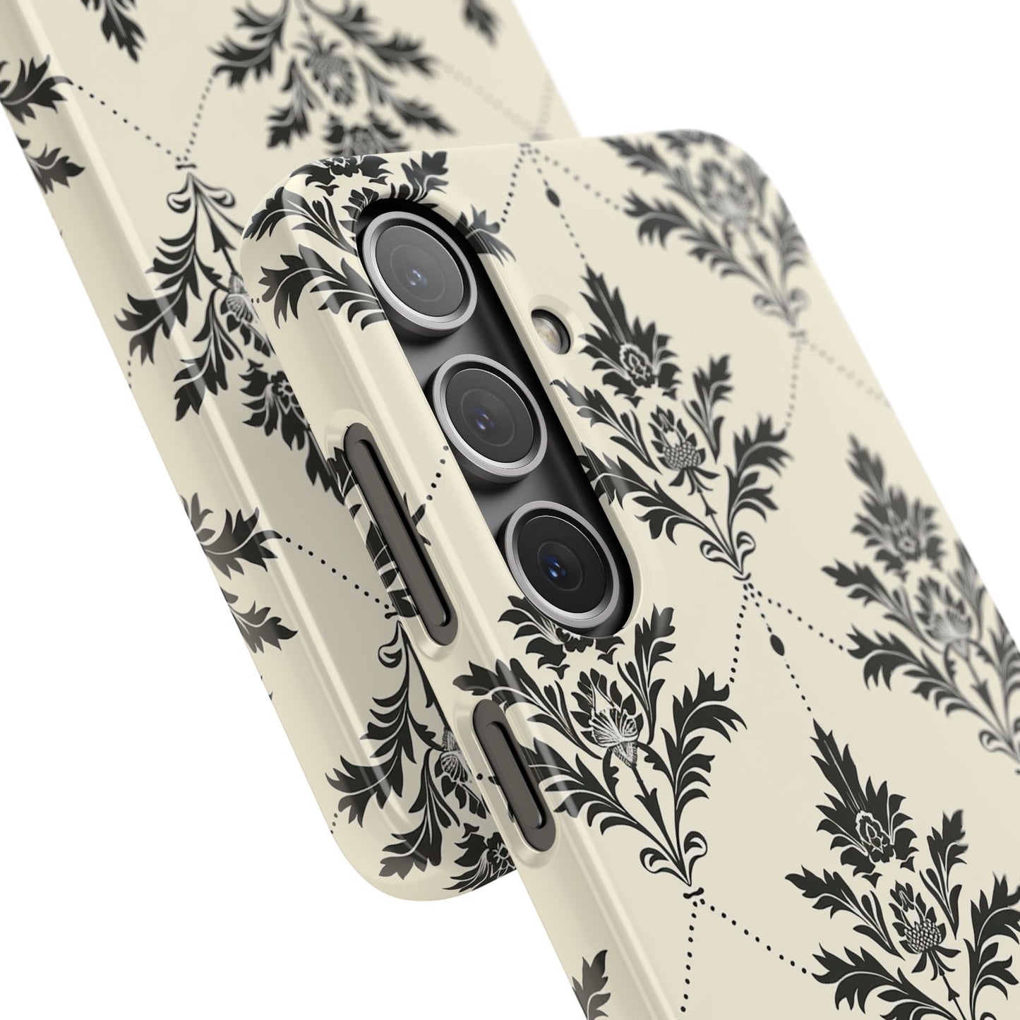 Midnight Damask Snap Case