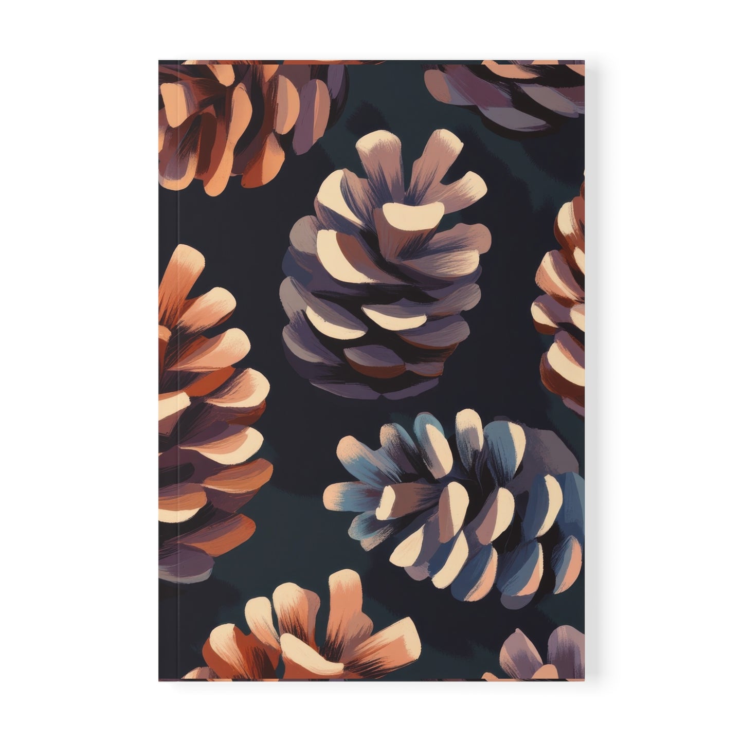 Dusky Pine - Pinecone Softcover Notebook, Nature Journal, A5