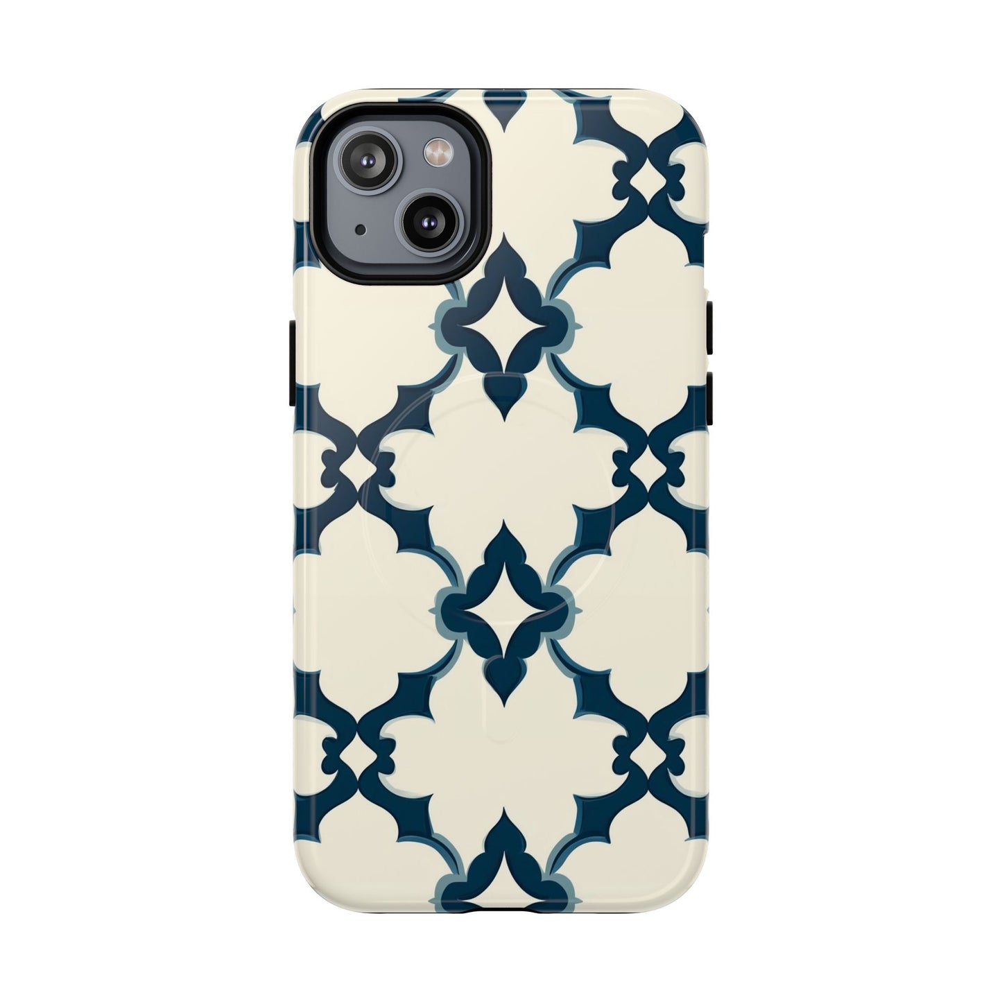 Midnight Quatrefoil Tough Magnetic Case