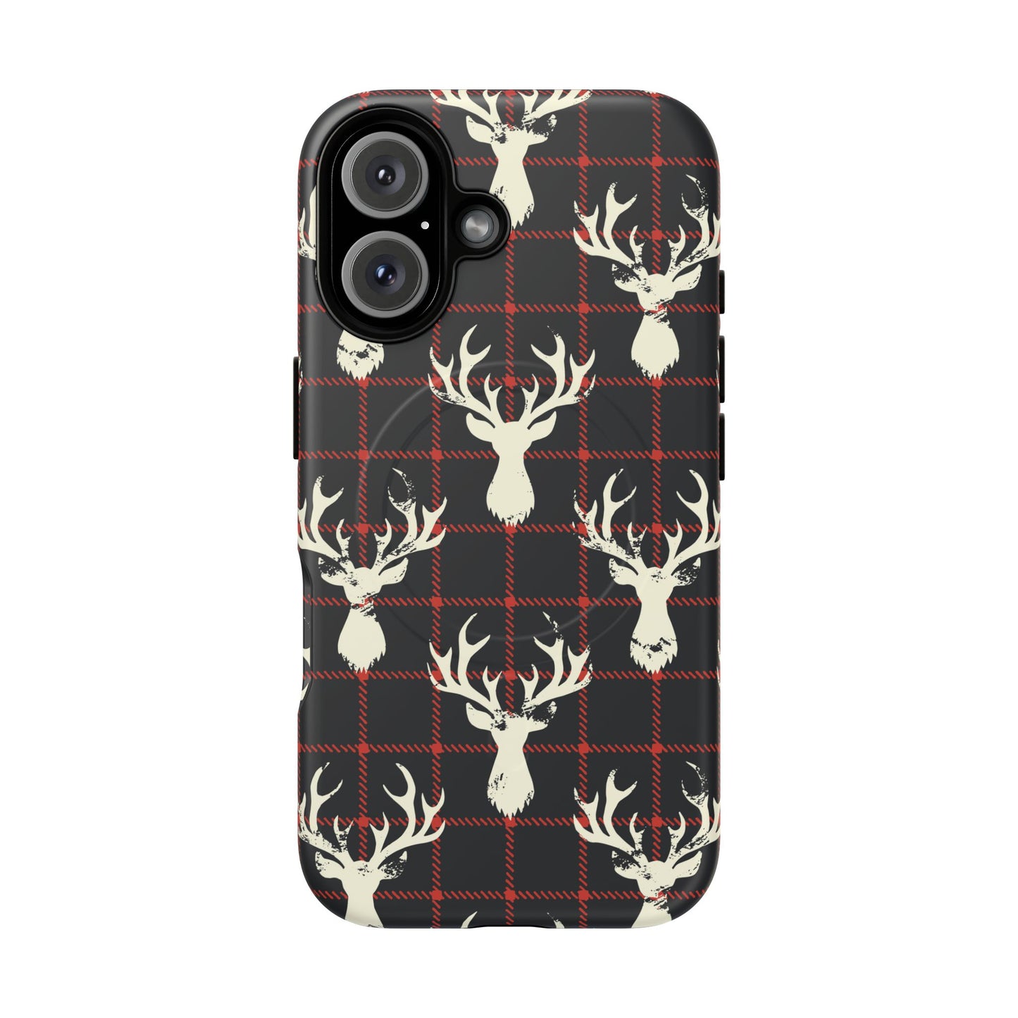 Stag Plaid Tough Magnetic Case