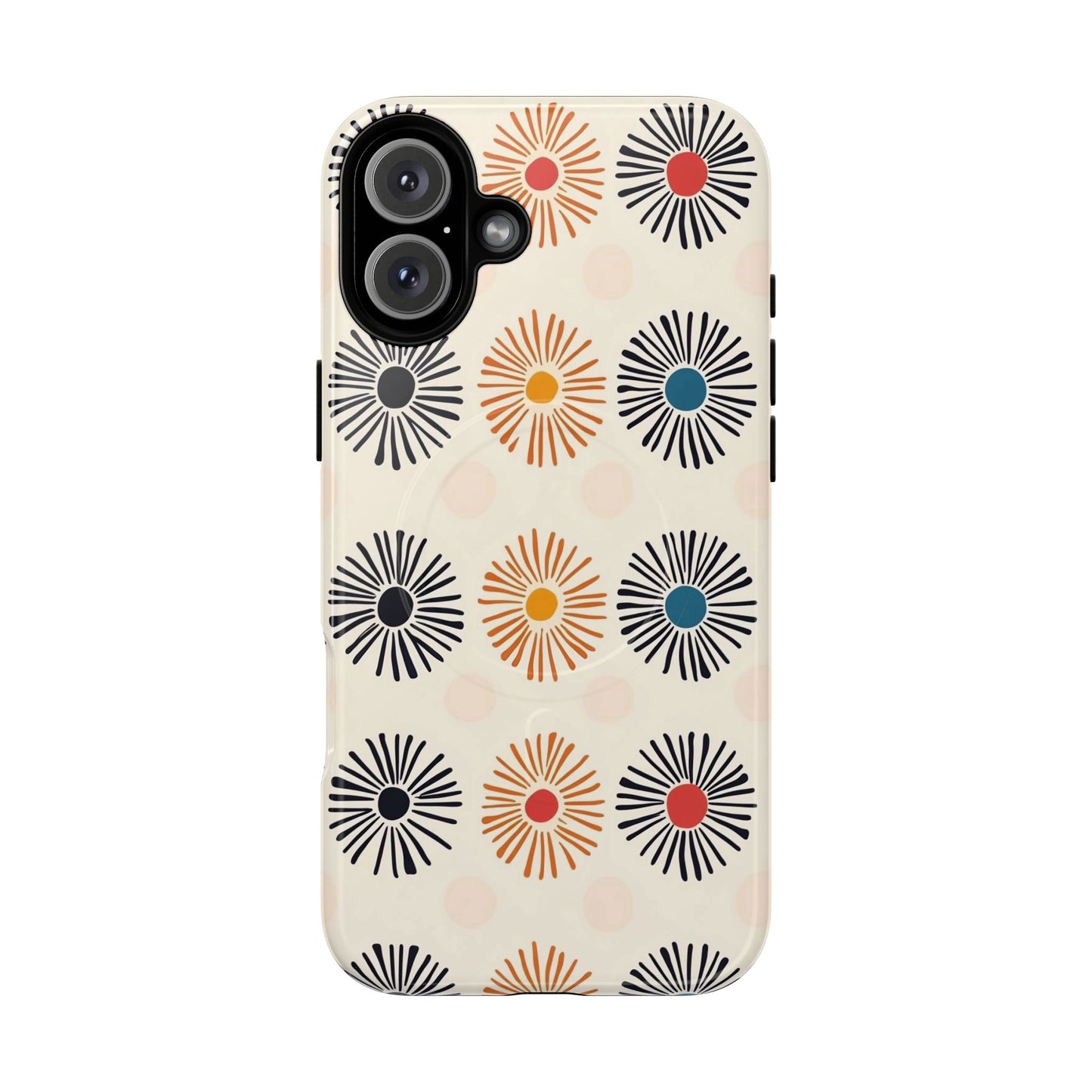 Burstwise Colorful Floral Tough Magnetic Case