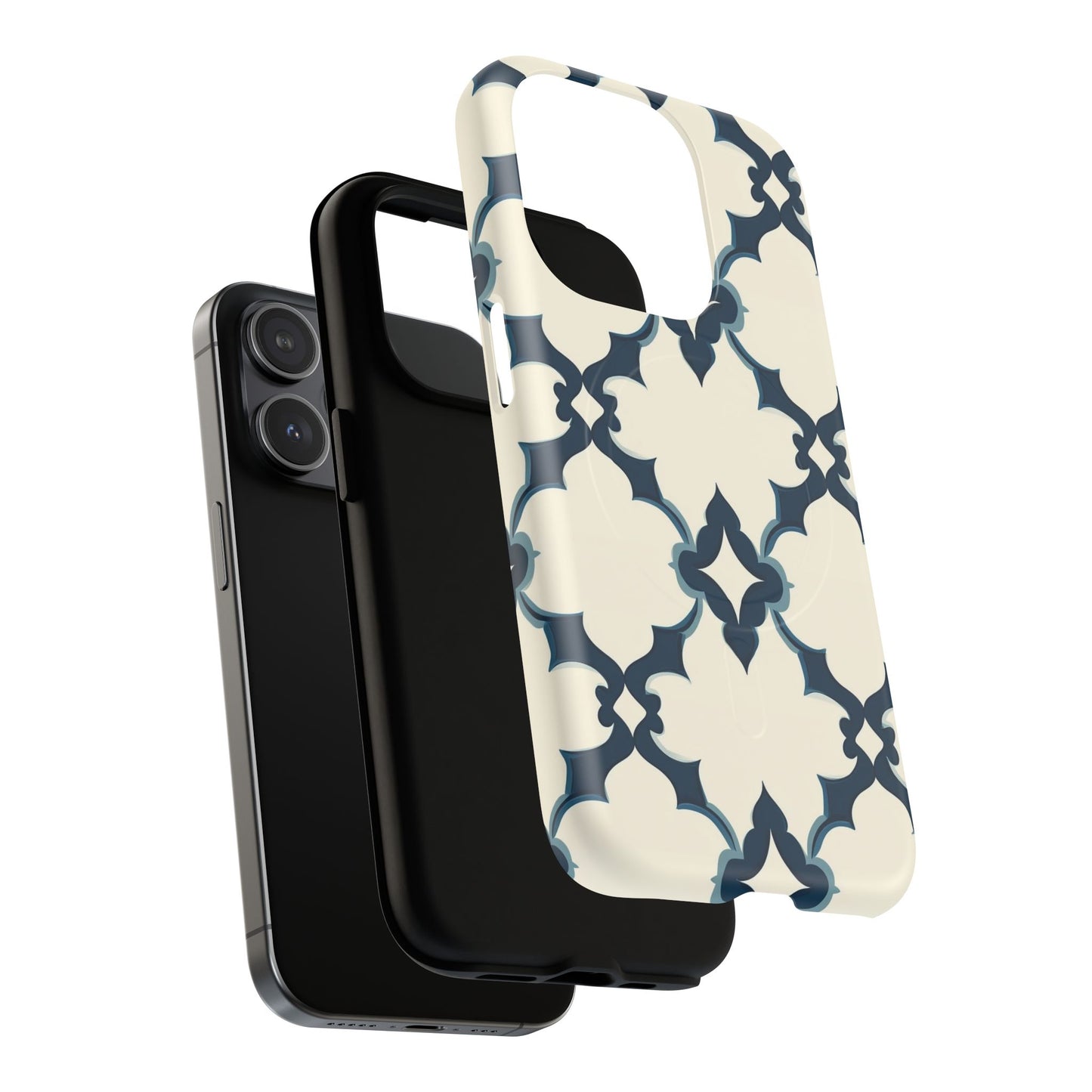 Midnight Quatrefoil Tough Magnetic Case