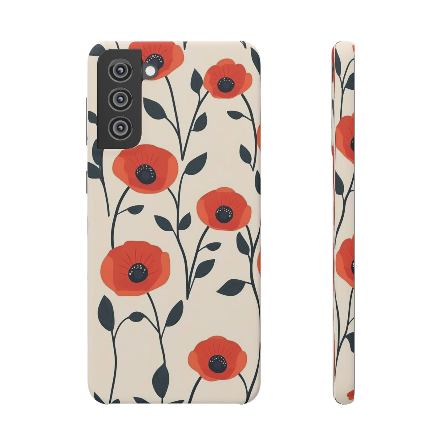 Poppy Fields Phone Snap Case