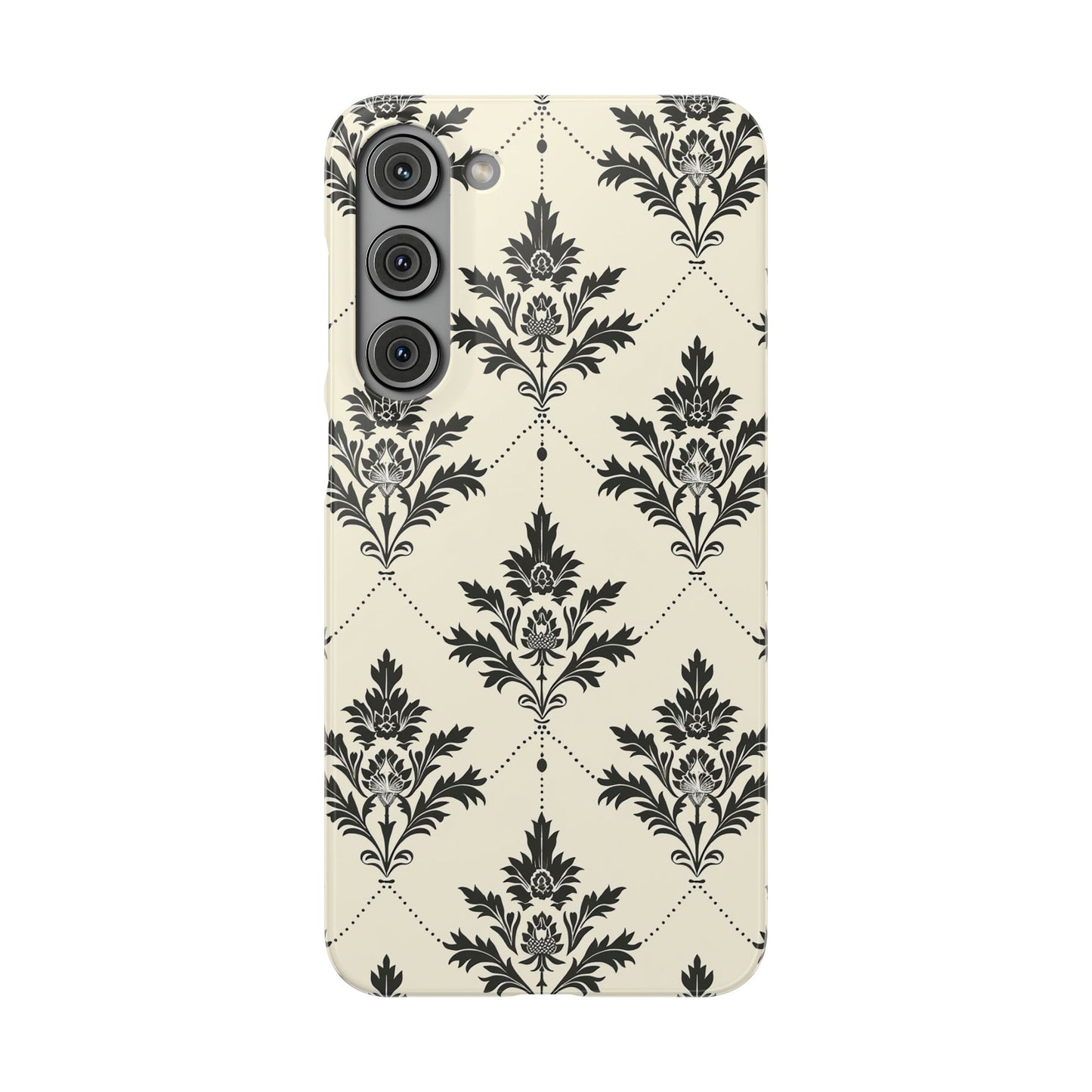 Midnight Damask Snap Case