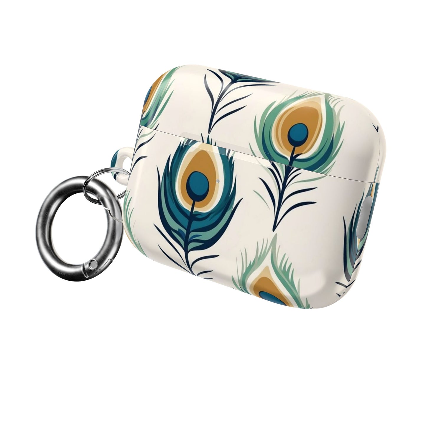 Strutting Peacock Feather AirPod Cases