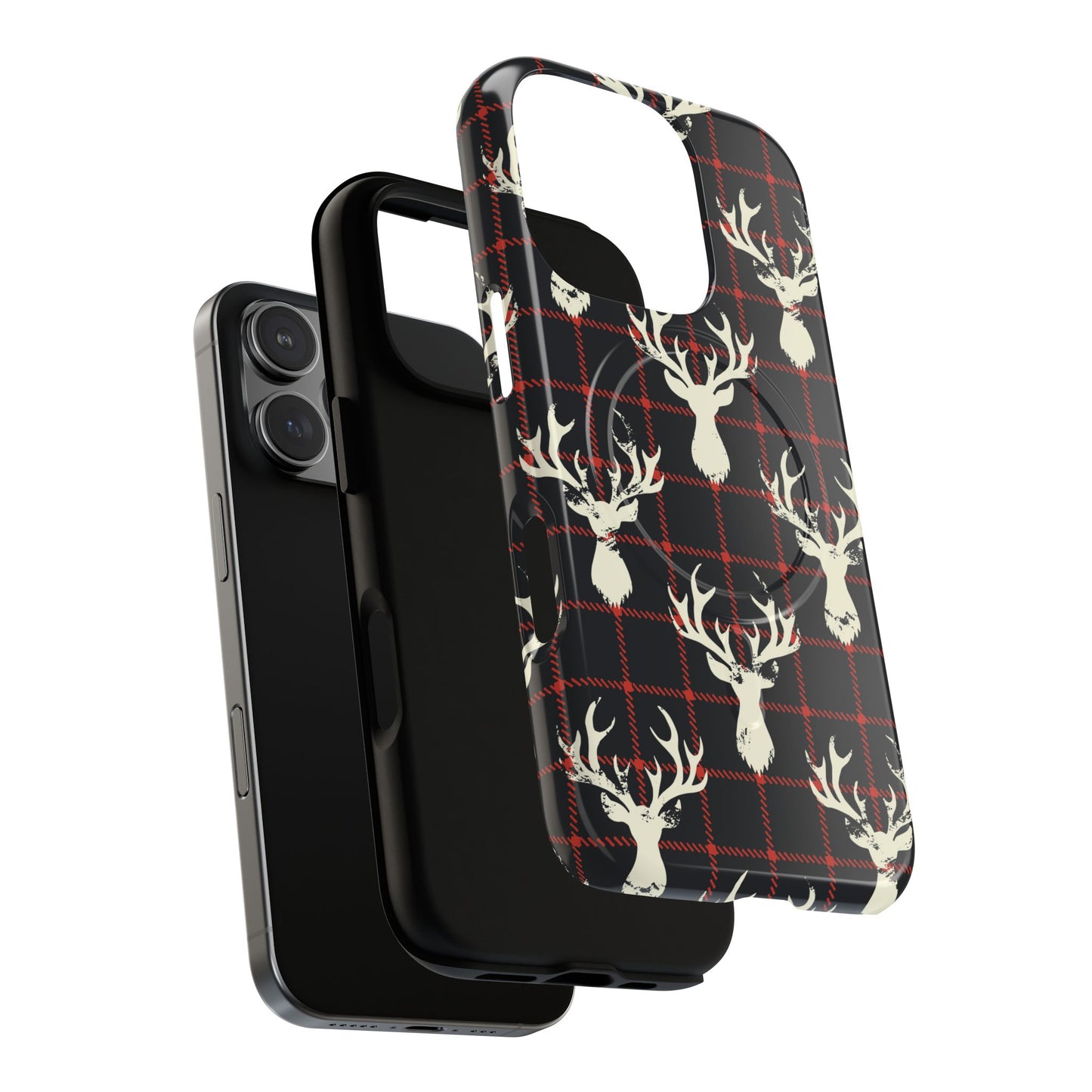 Stag Plaid Tough Magnetic Case