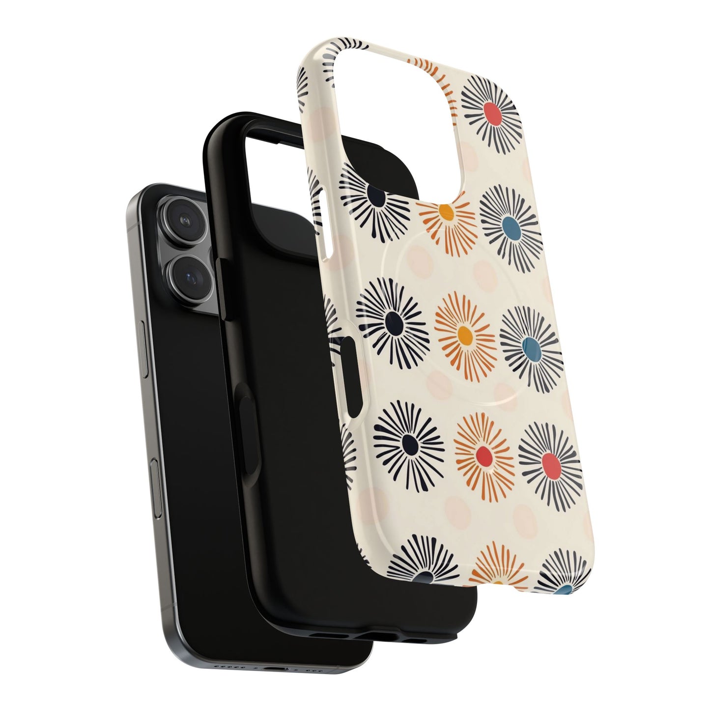 Burstwise Colorful Floral Tough Magnetic Case