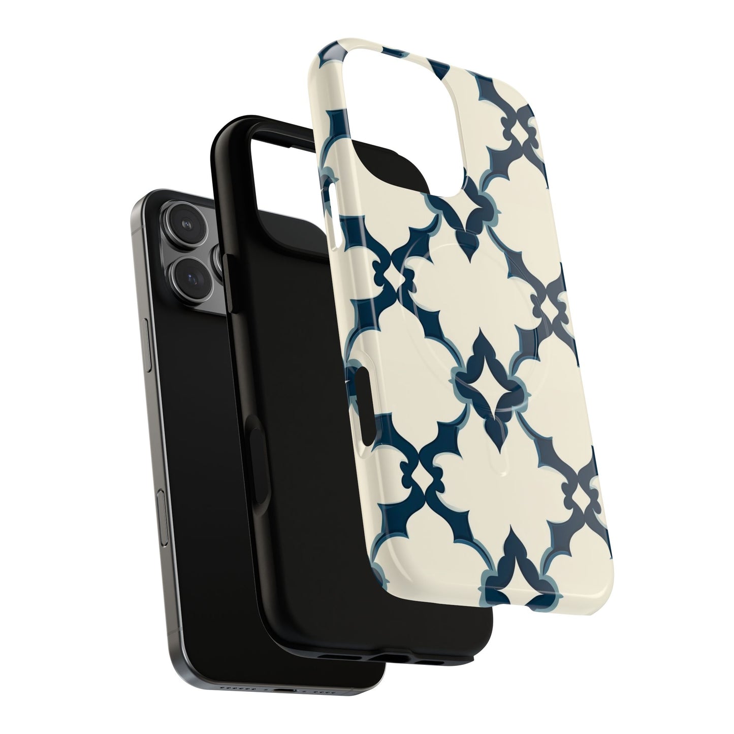 Midnight Quatrefoil Tough Magnetic Case