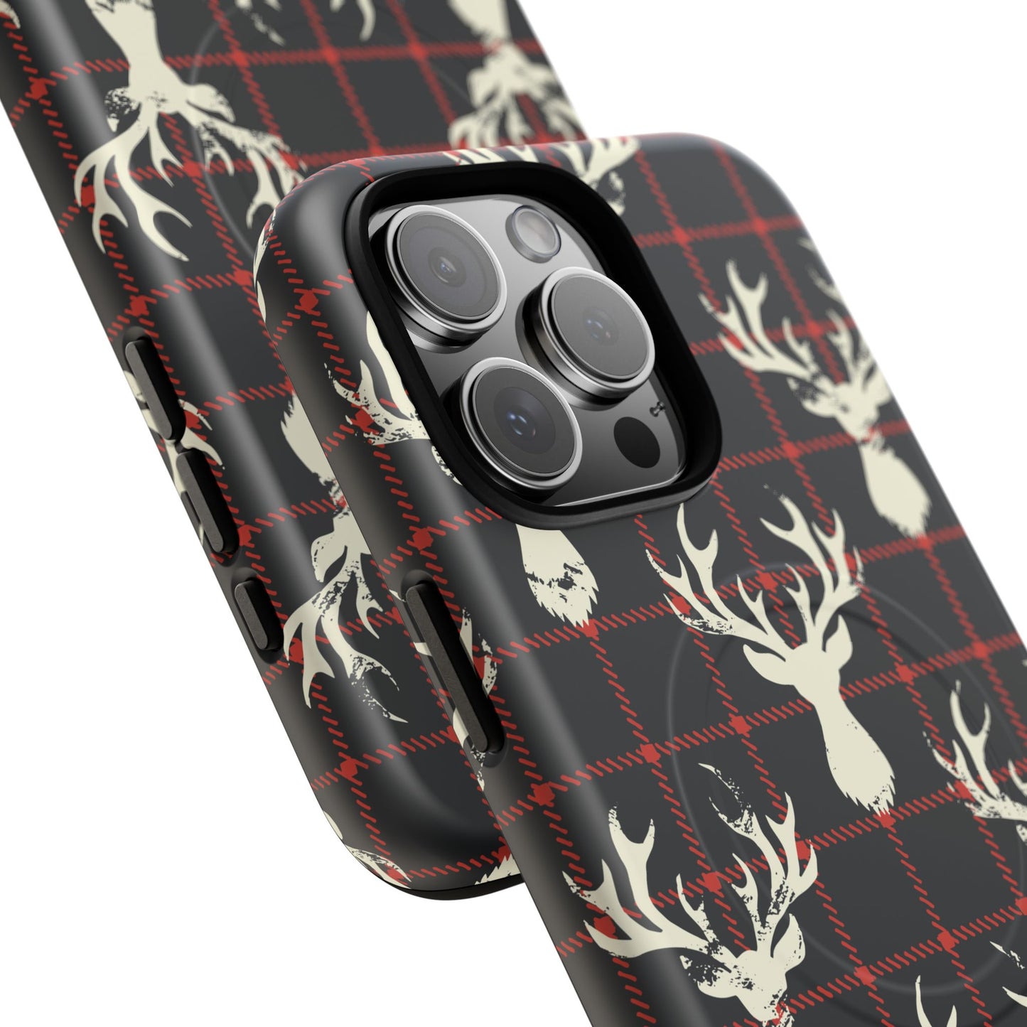 Stag Plaid Tough Magnetic Case