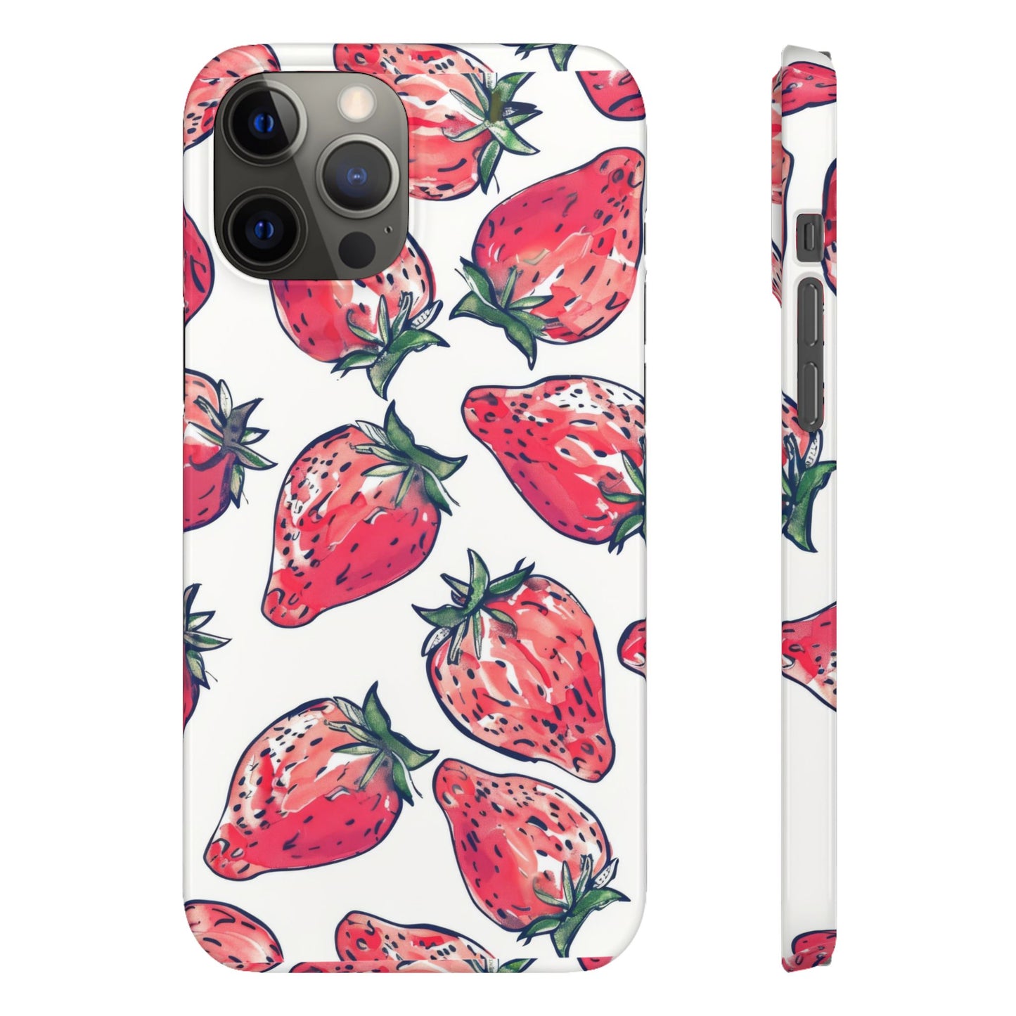 Creamy Berry Phone Snap Case