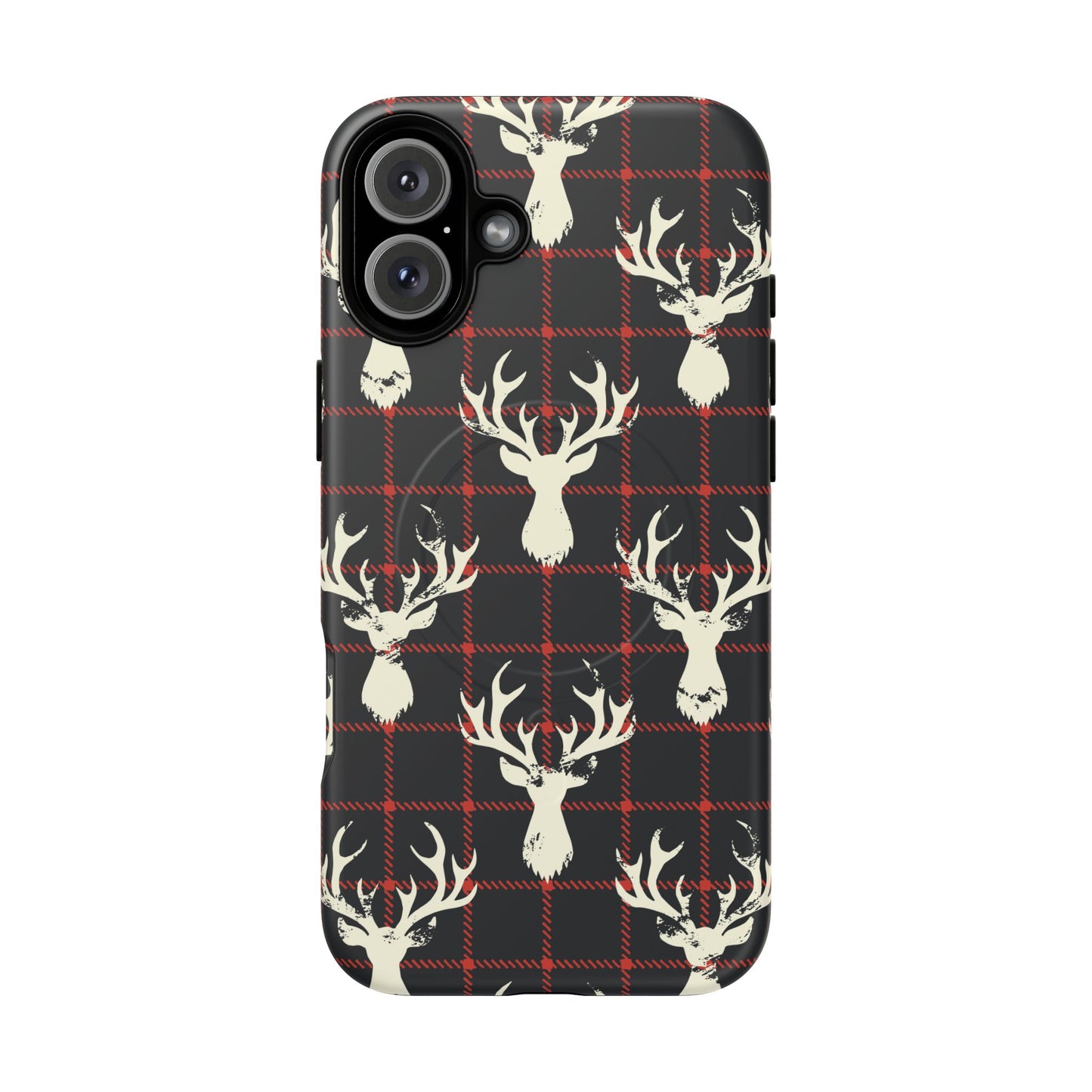 Stag Plaid Tough Magnetic Case