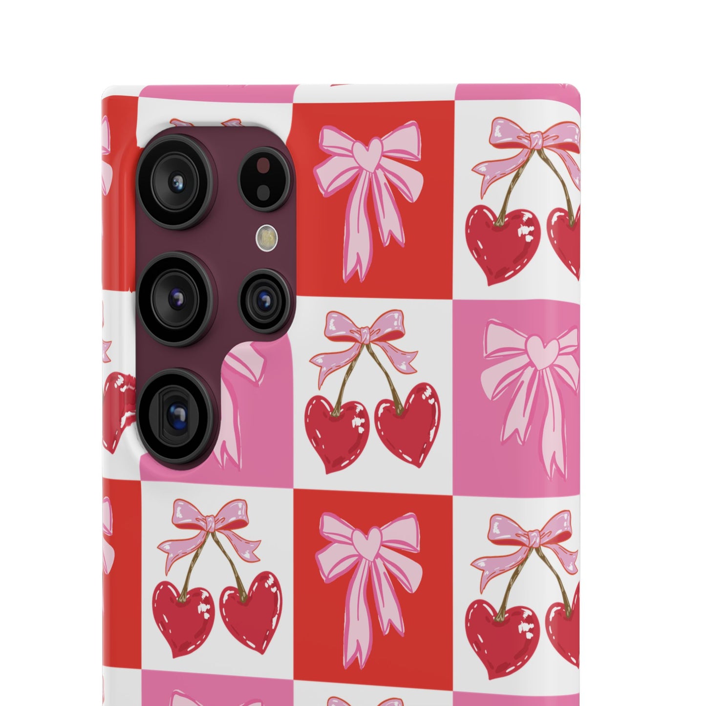 Sweet Pink Coquette Snap Case