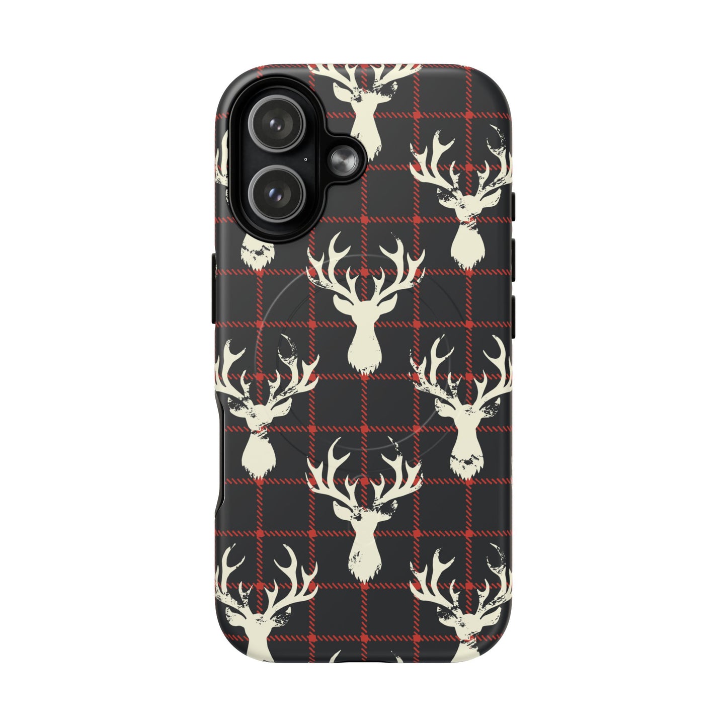 Stag Plaid Tough Magnetic Case