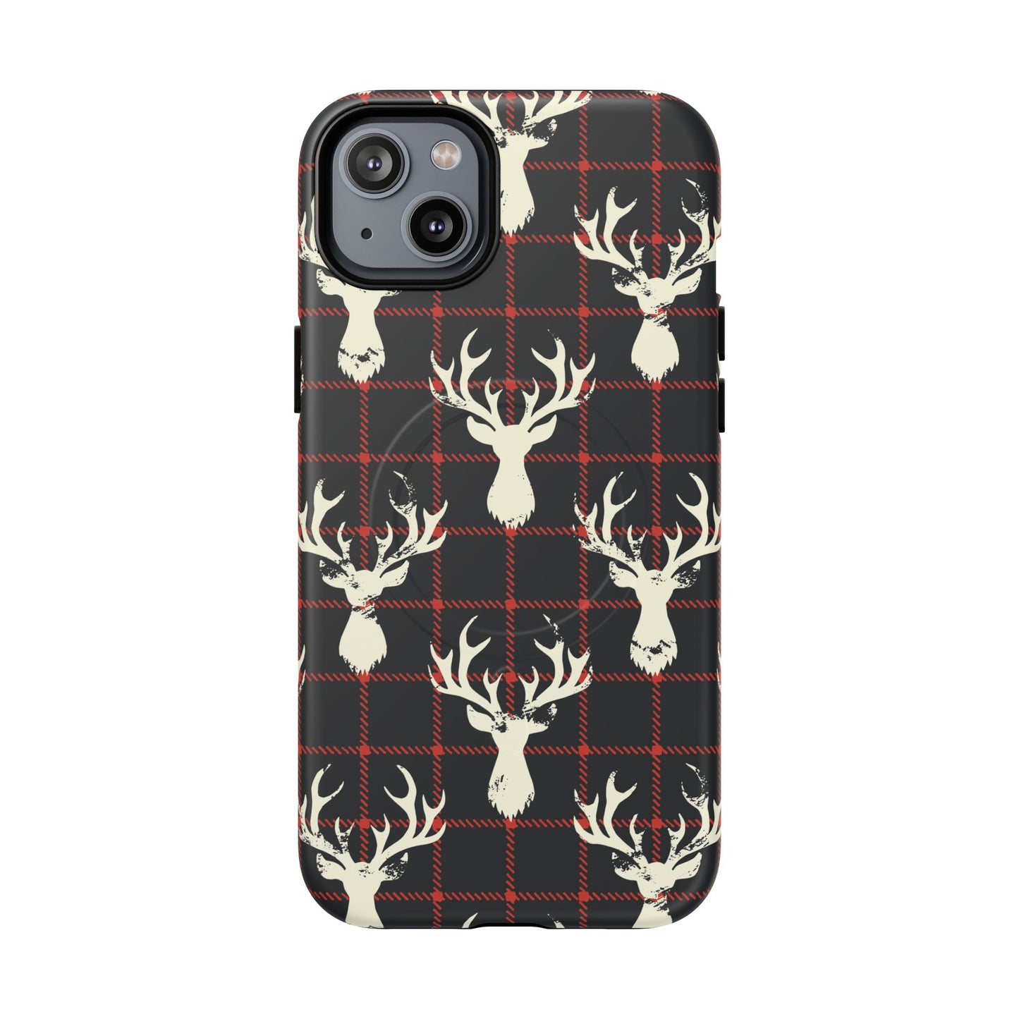 Stag Plaid Tough Magnetic Case