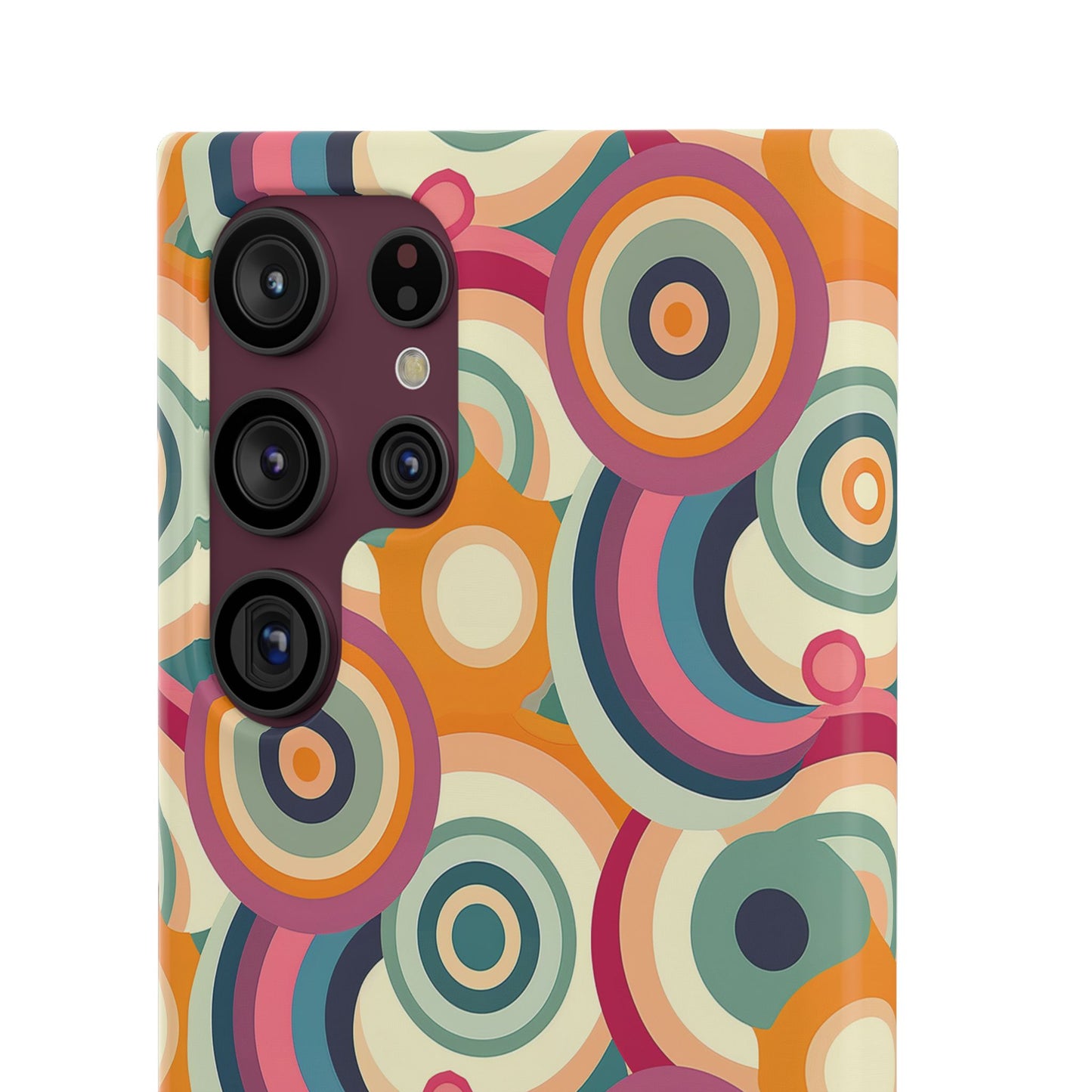 Retro Ripple Snap Case