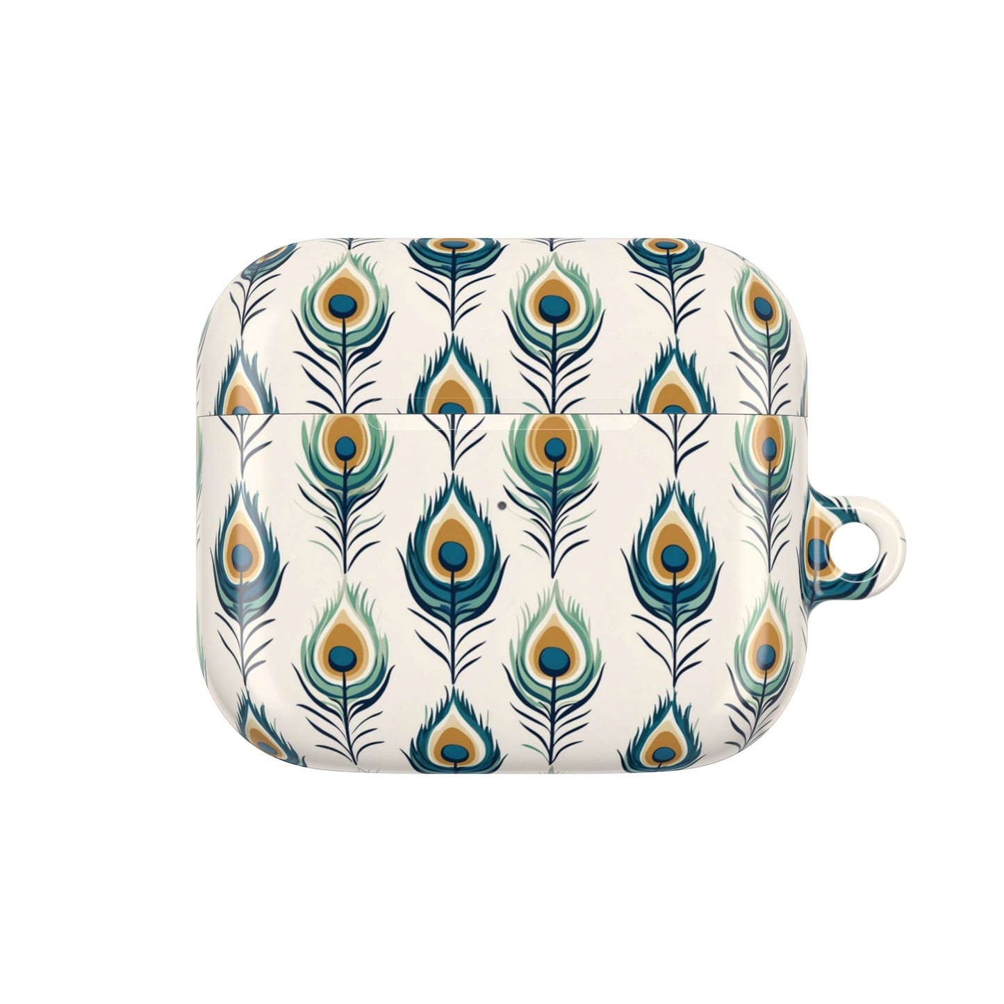 Strutting Peacock Feather AirPod Case