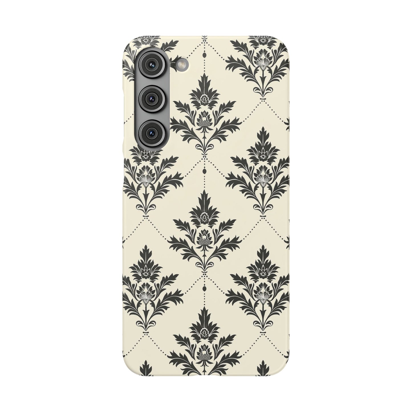 Midnight Damask Snap Case