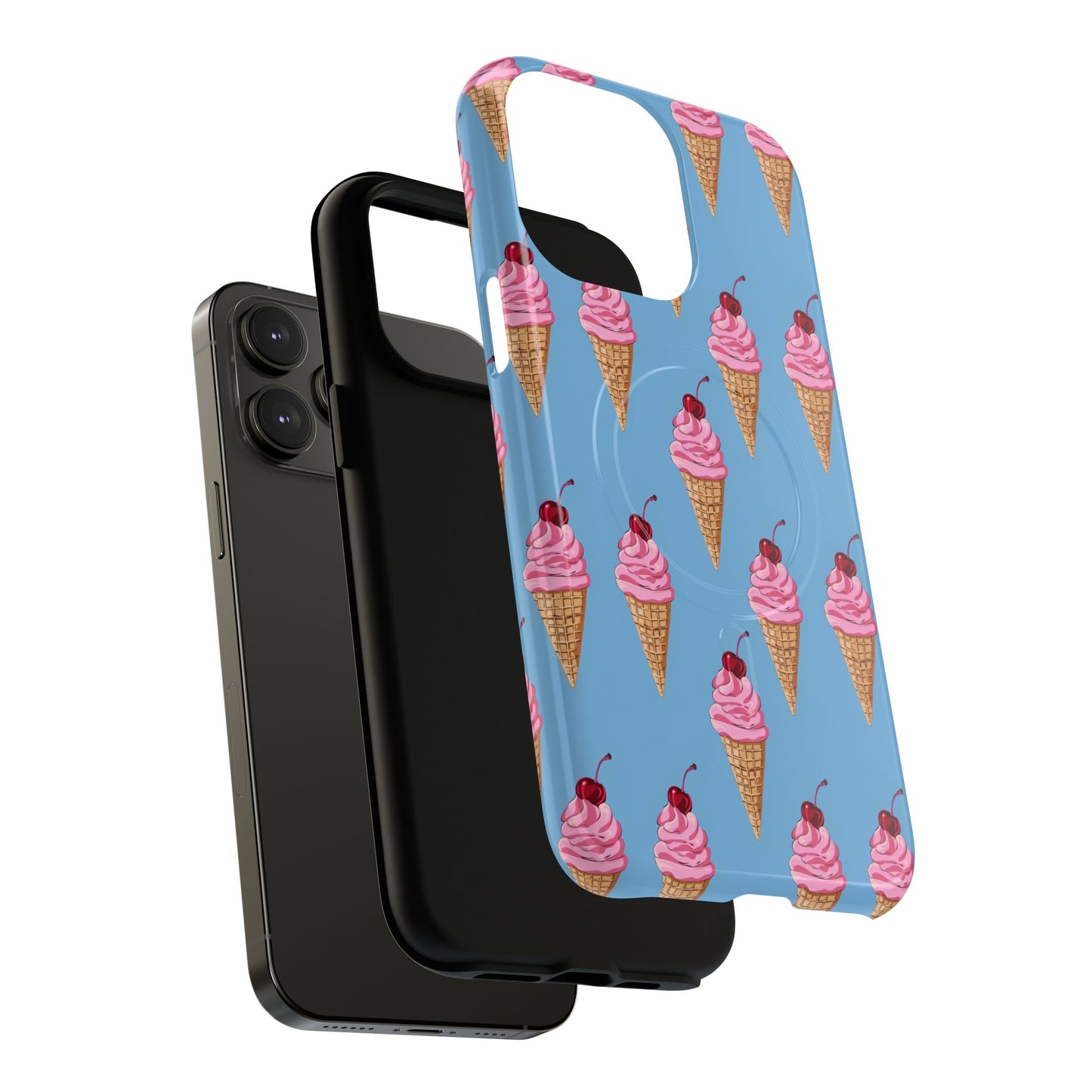 Cherry Swirl Tough Magnetic Phone Case