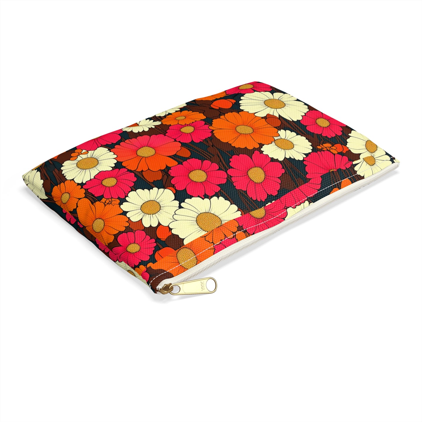 Retro Blooms Accessory Pouch