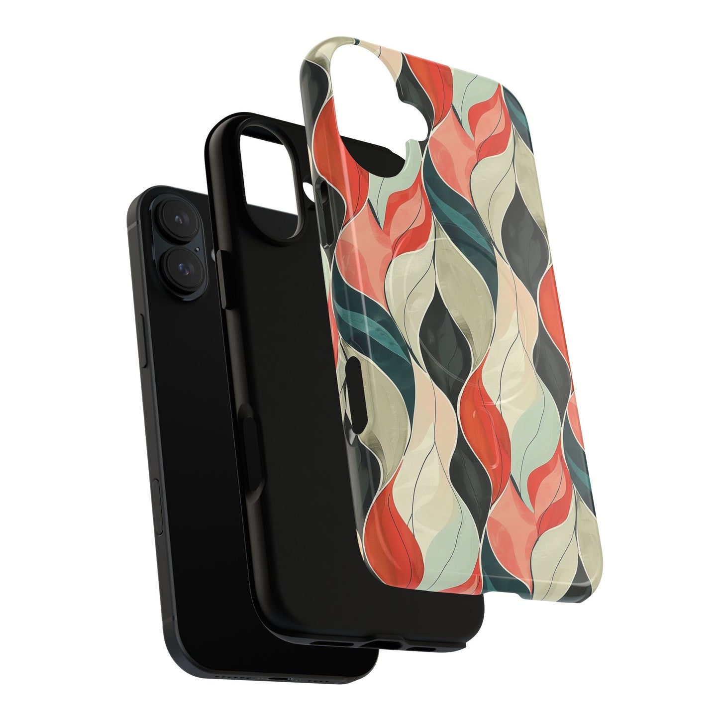 Soft Swirl Floral Tough Magnetic Case