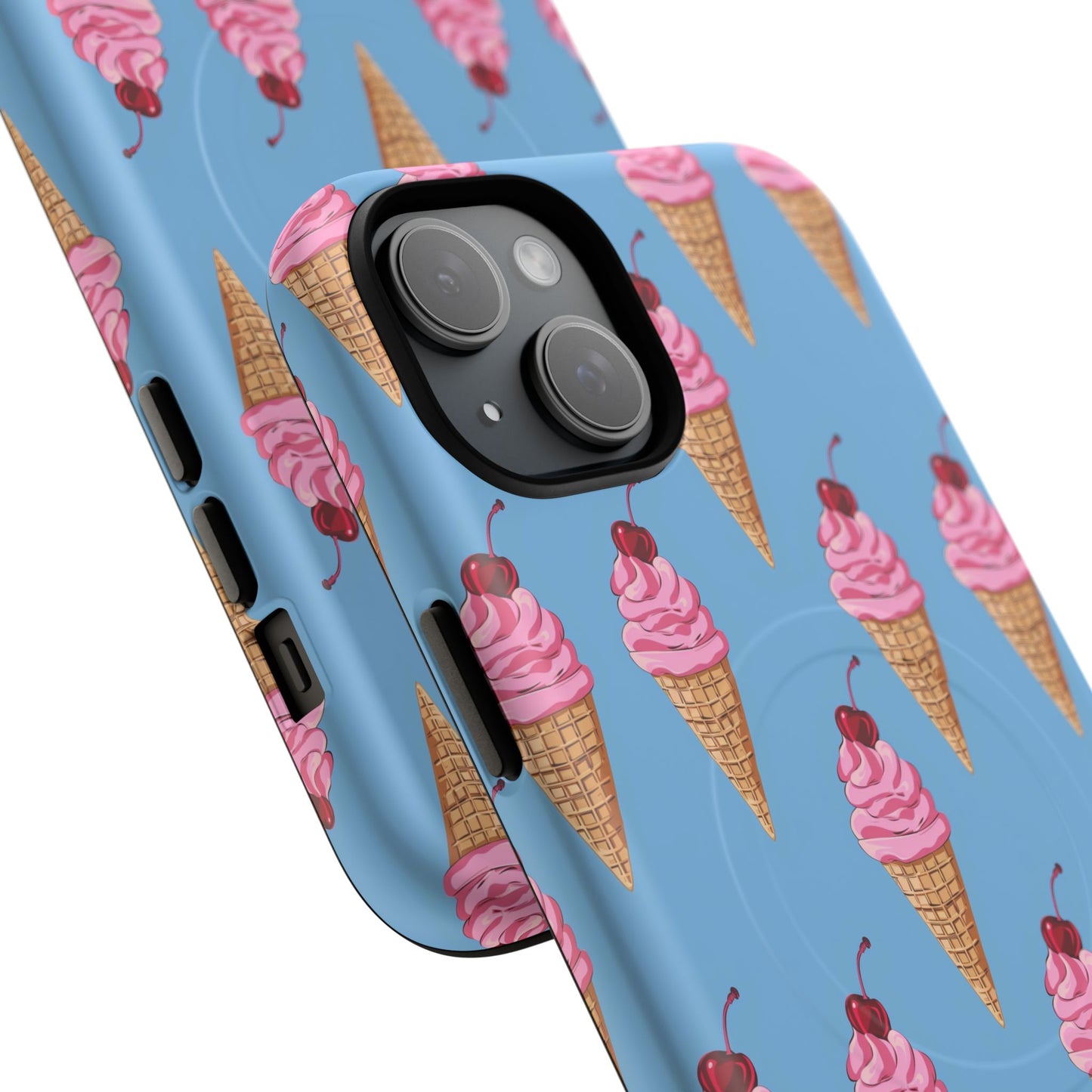 Cherry Swirl Tough Magnetic Phone Case