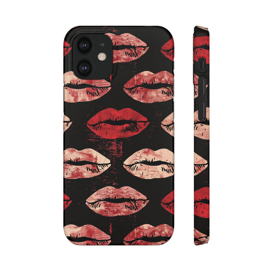 Midnight Pout Snap Phone Case