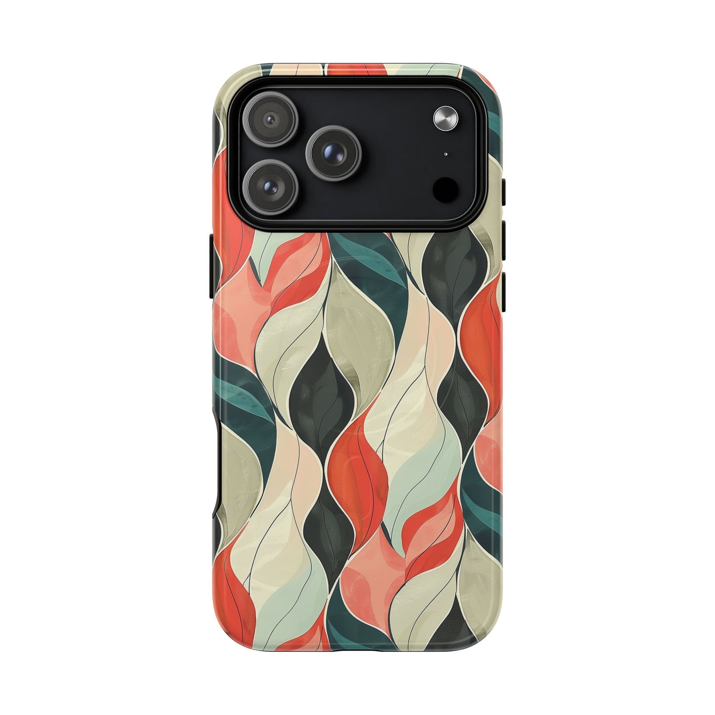 Soft Swirl Floral Tough Magnetic Case