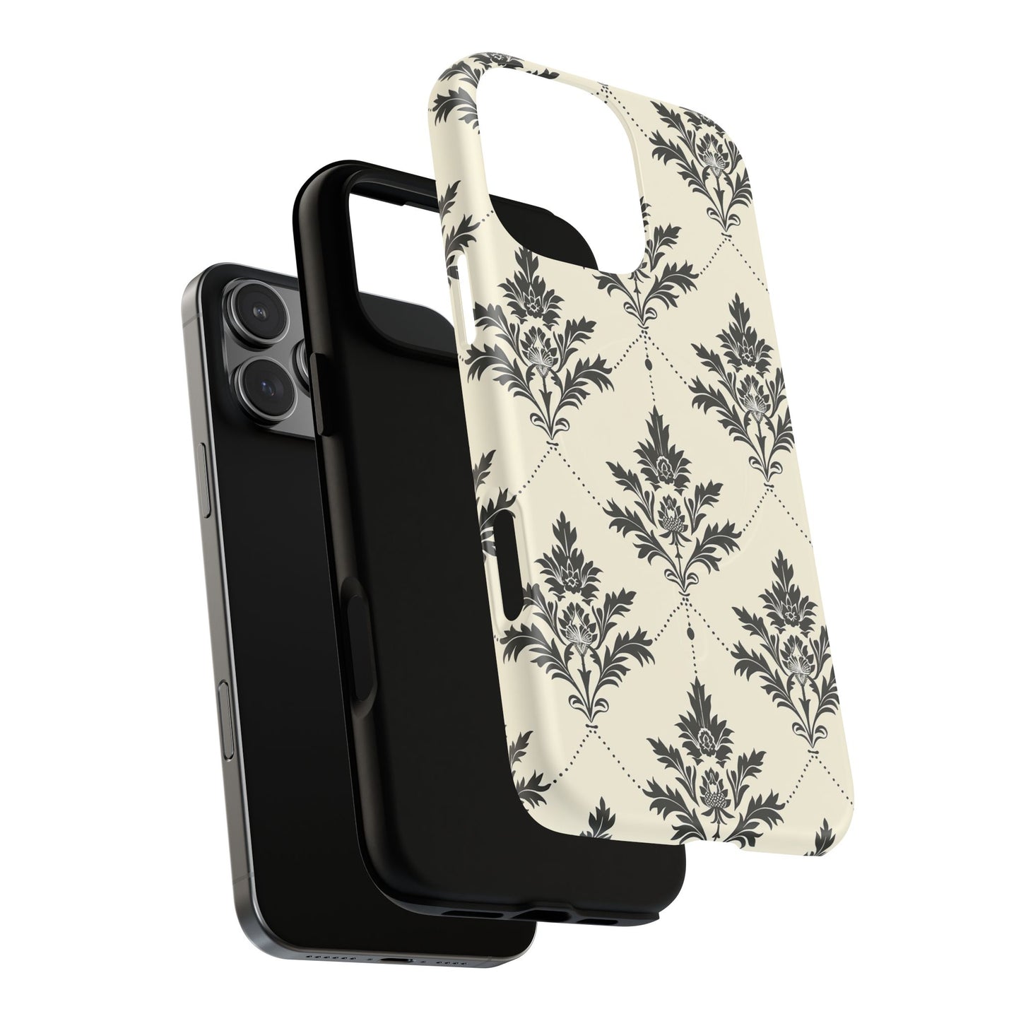 Midnight Damask Tough Magnetic Case