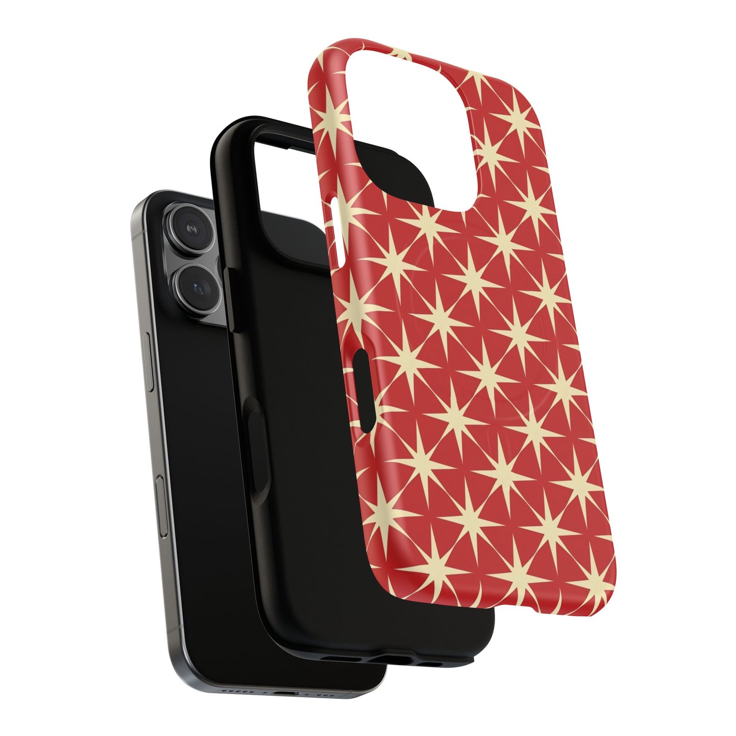 Crimson Star Tough Magnetic Phone Case