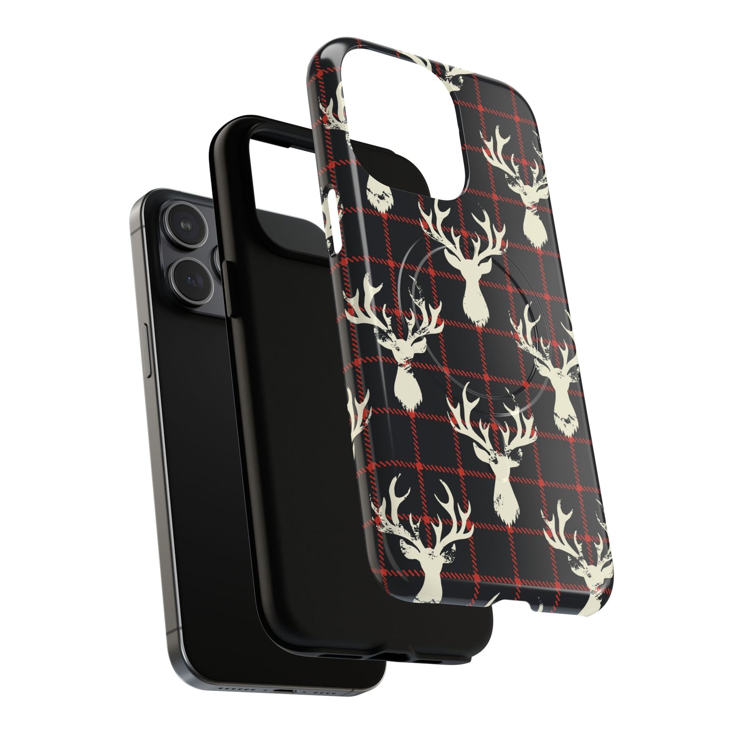 Stag Plaid Tough Magnetic Case