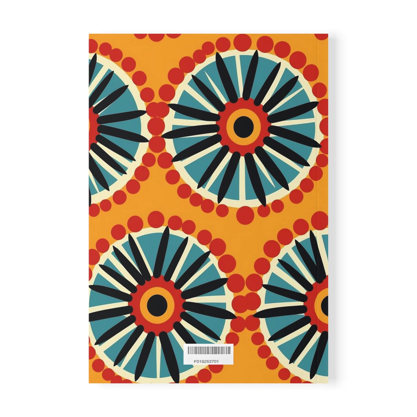 Colorful Floral Design A5 Softcover Notebook