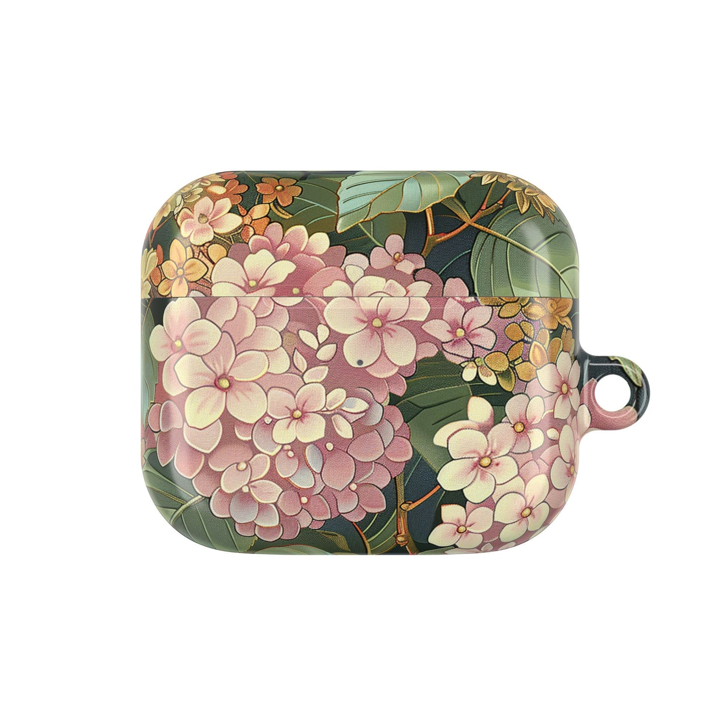 Vintage Hydrangea Floral AirPod Case